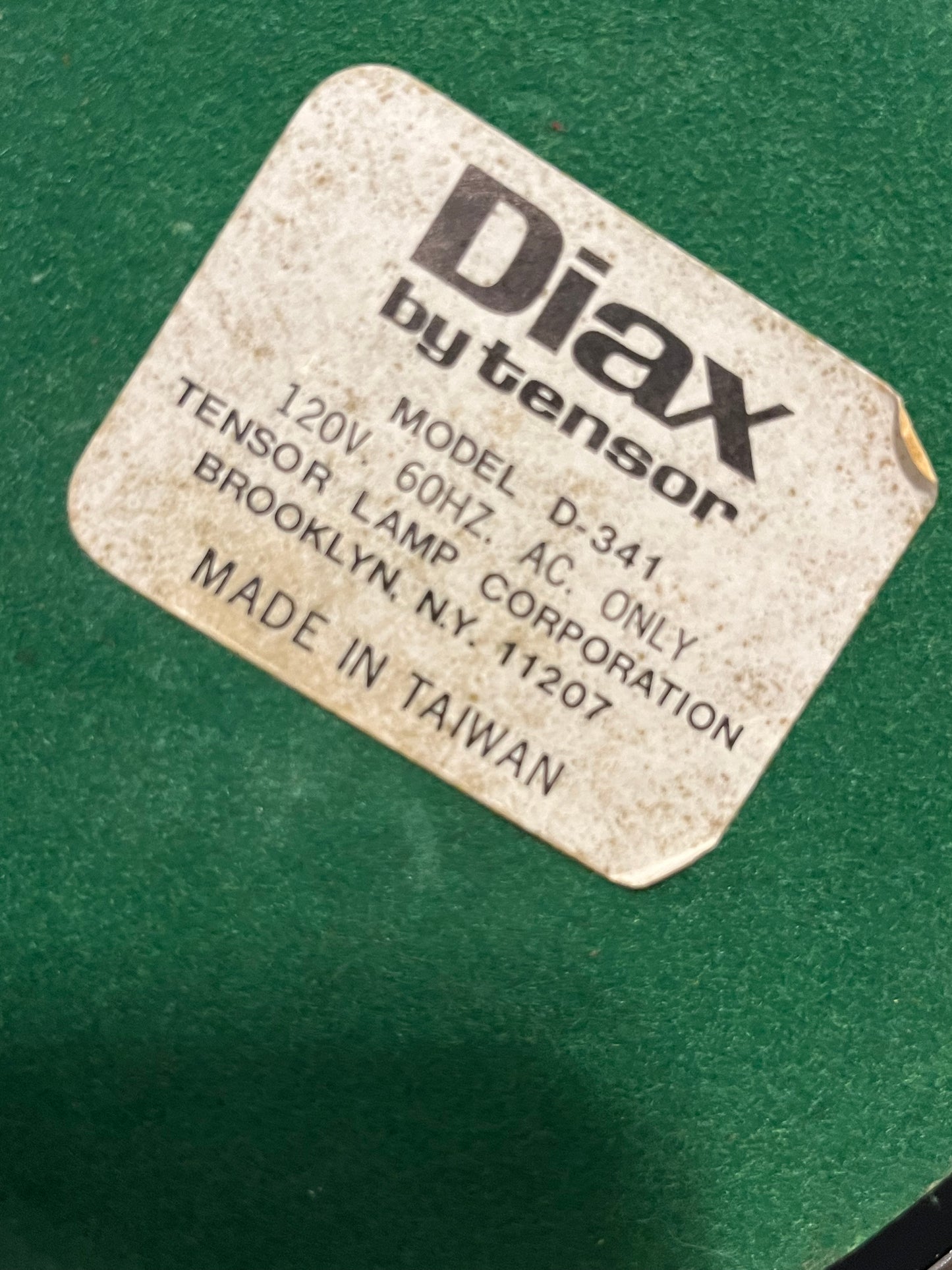 1990s Diax by Tensor Gooseneck Lamp | Model D-341