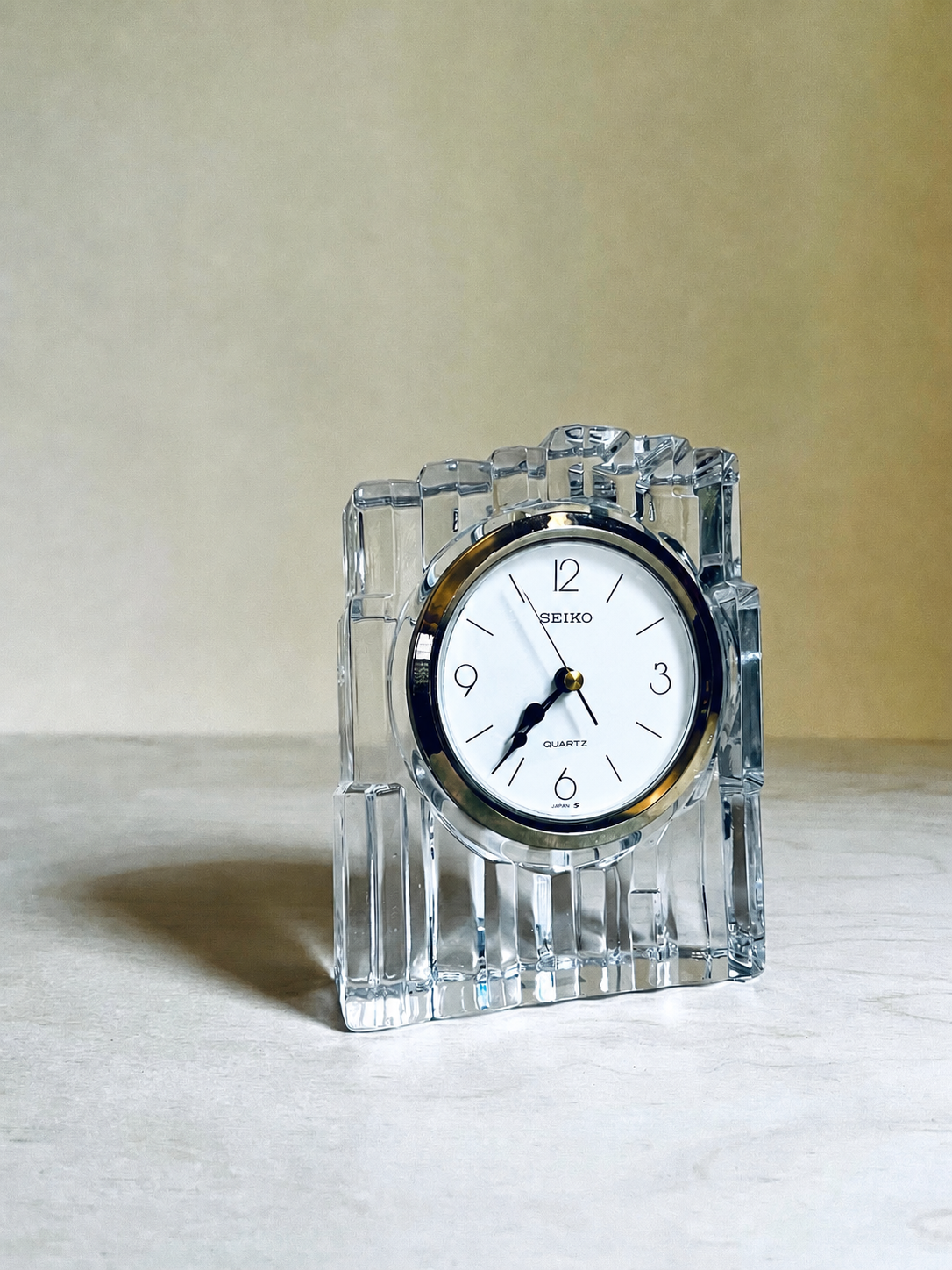 Seiko Crystal Desk Clock | Made in Japan