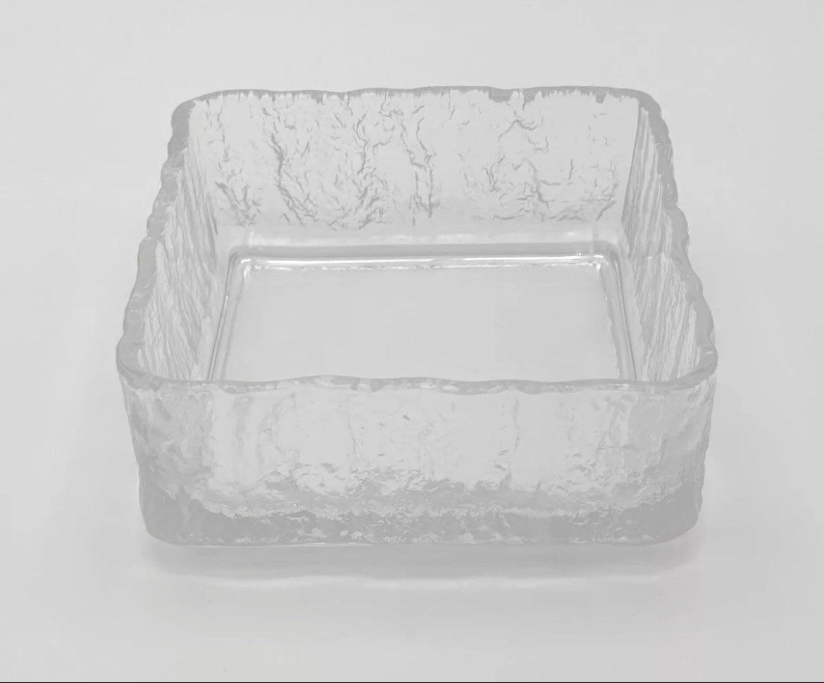 1970s Hoya Ice Bark Glacier Dish