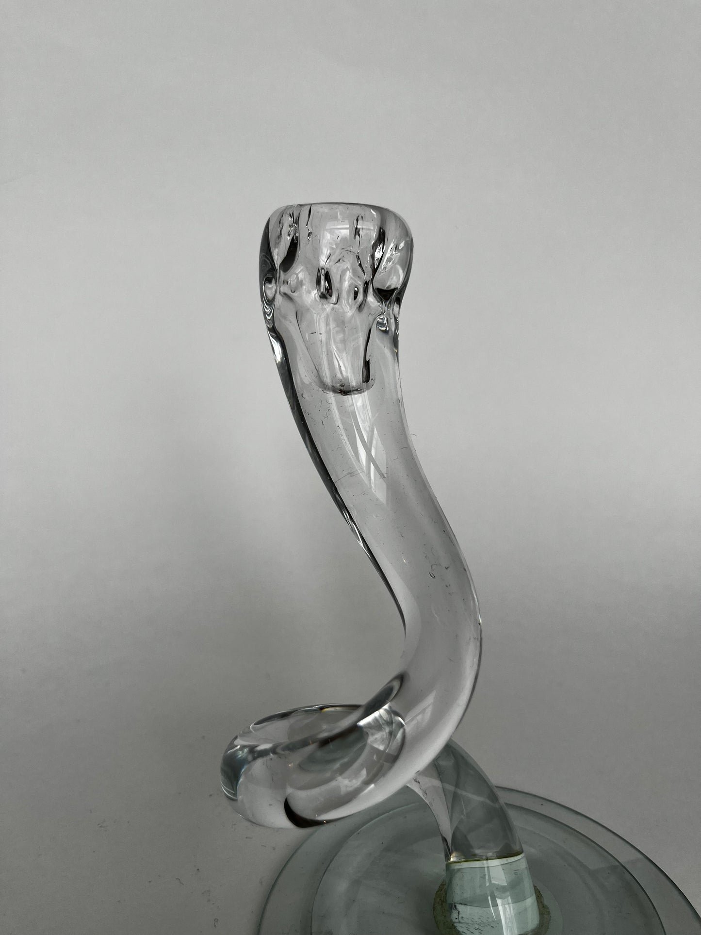 Glass Art Squiggle Taper Holder