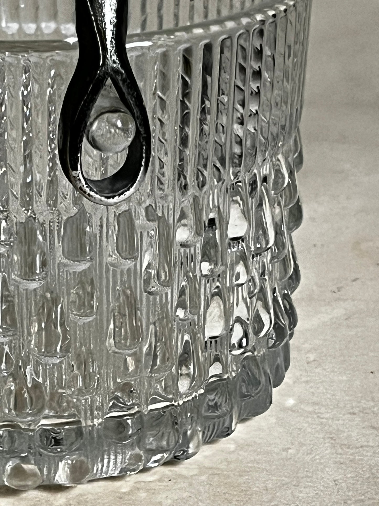 MCM Teleflora Crystal Ice Bucket | Made win France