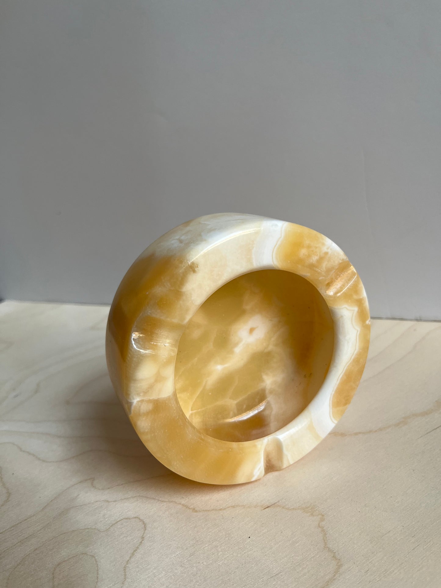 Honey Onyx Ashtray | Stone Catchall
