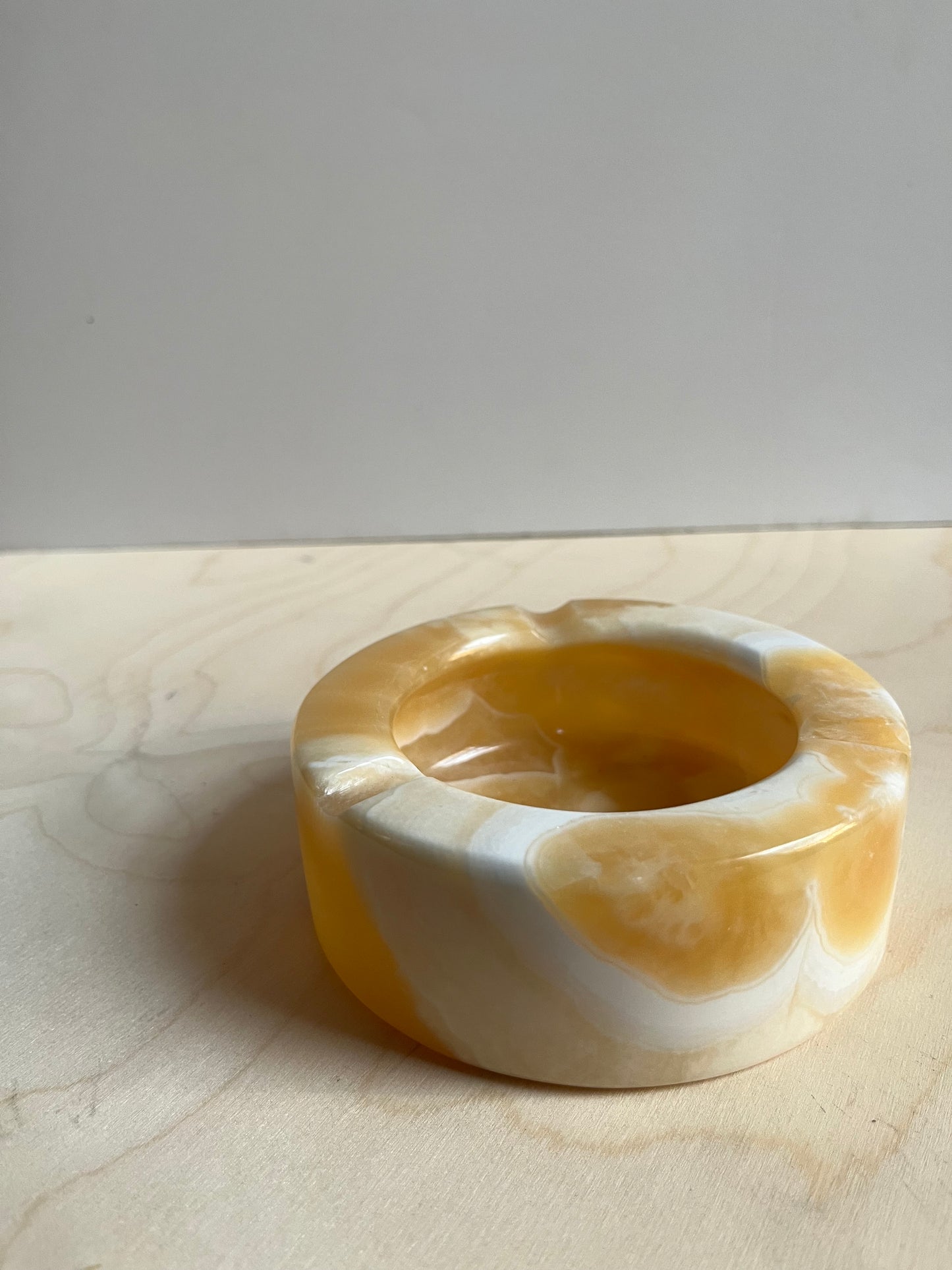 Honey Onyx Ashtray | Stone Catchall