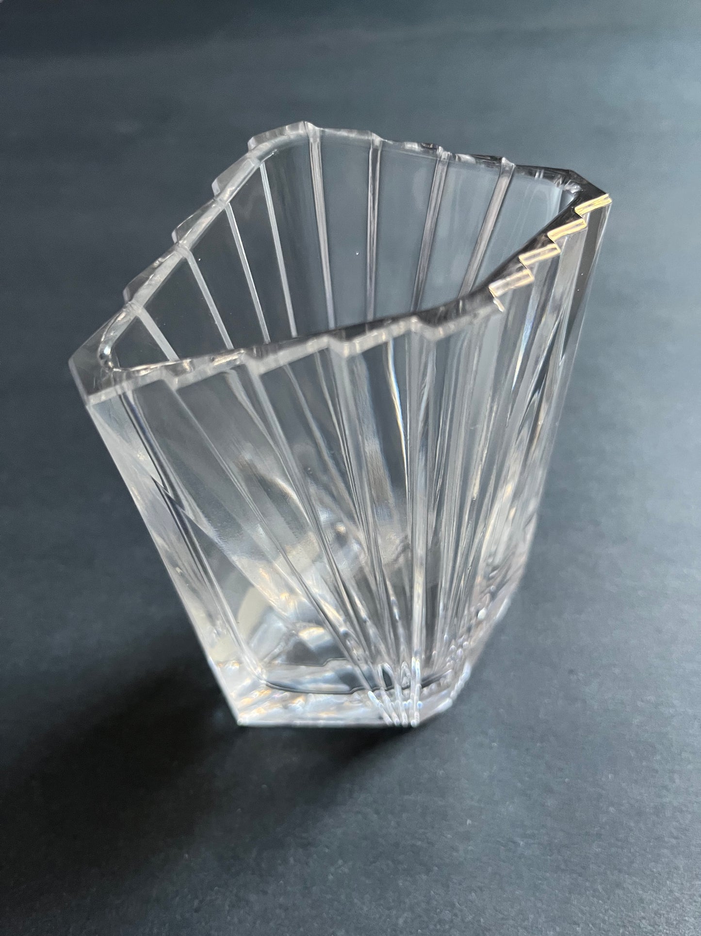 Deco Crystal Vase | Made in West Germany