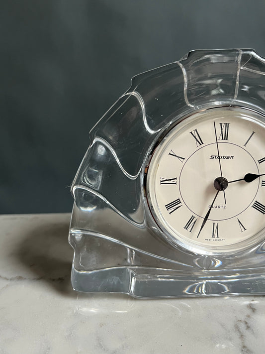 Staiger Deco Crystal Mantel Clock