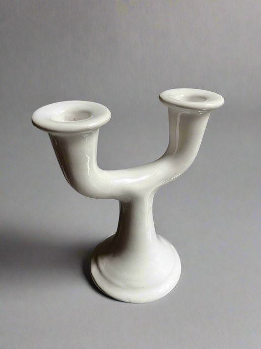 1970s Guldkroken Hjo Ceramic Candelabra | Vintage Swedish design
