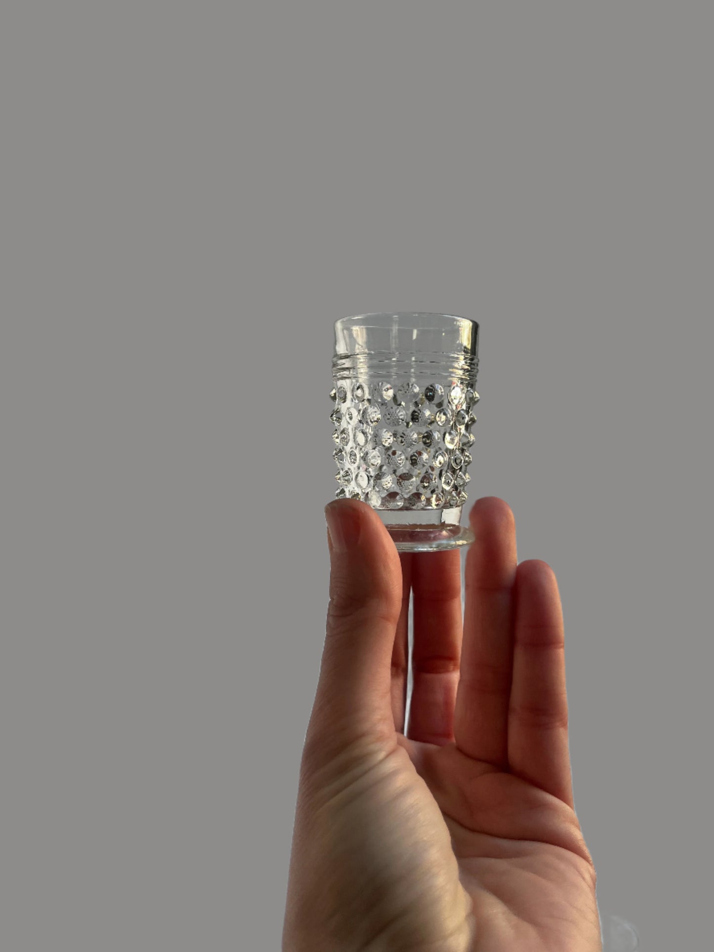 Hobnail Shot Glasses | set of 12
