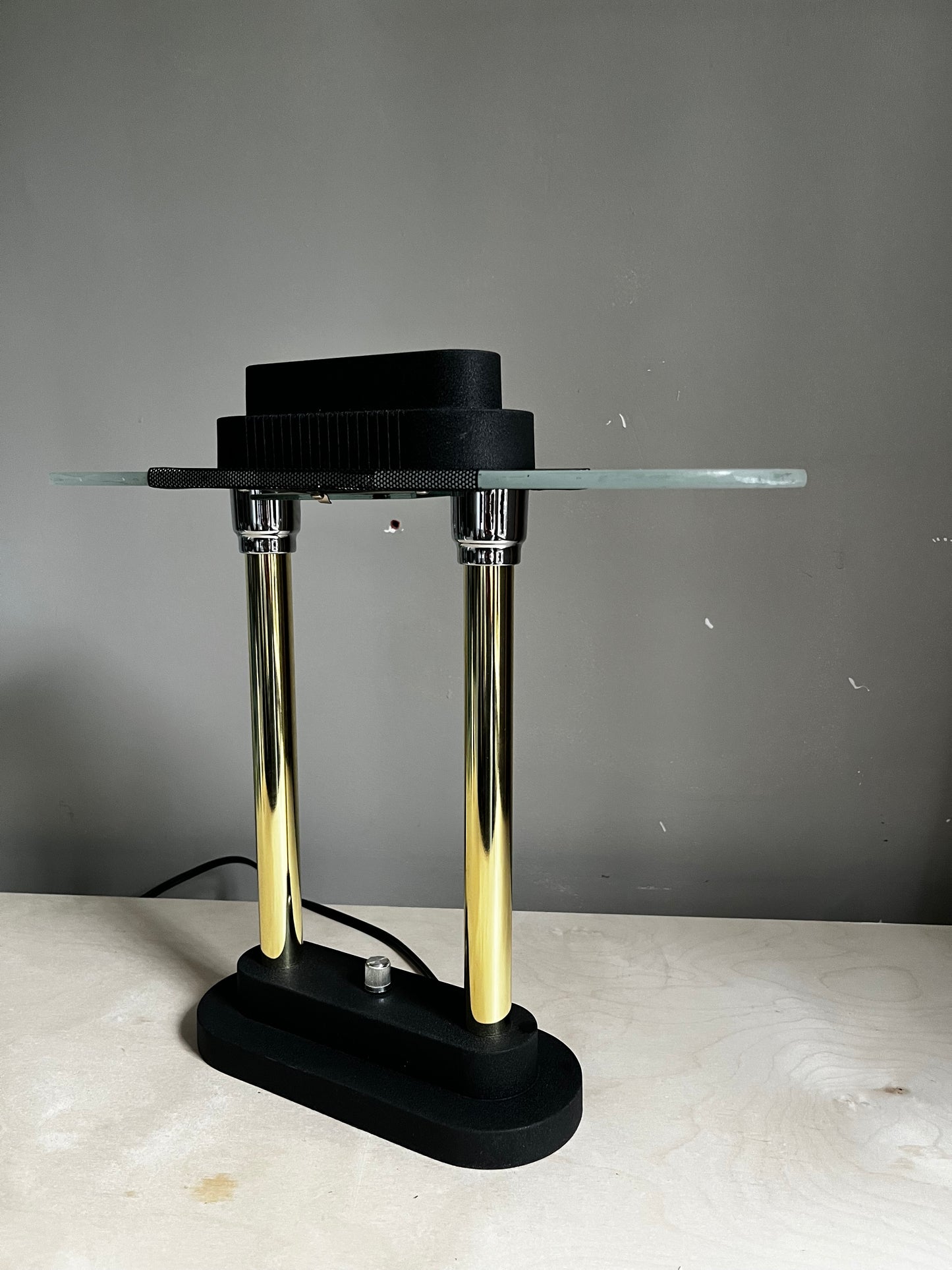 1990s Modern Banker’s Lamp