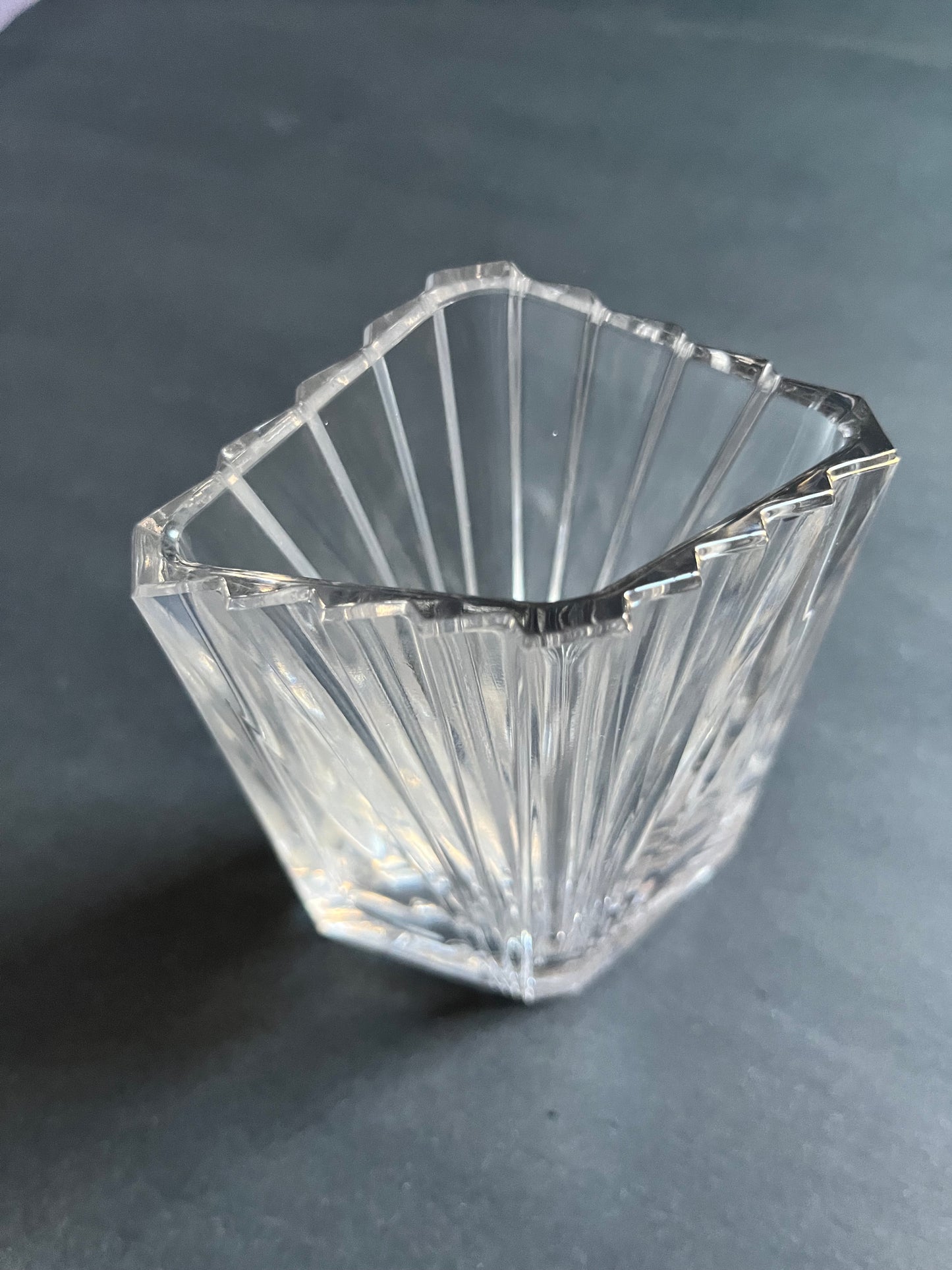 Deco Crystal Vase | Made in West Germany