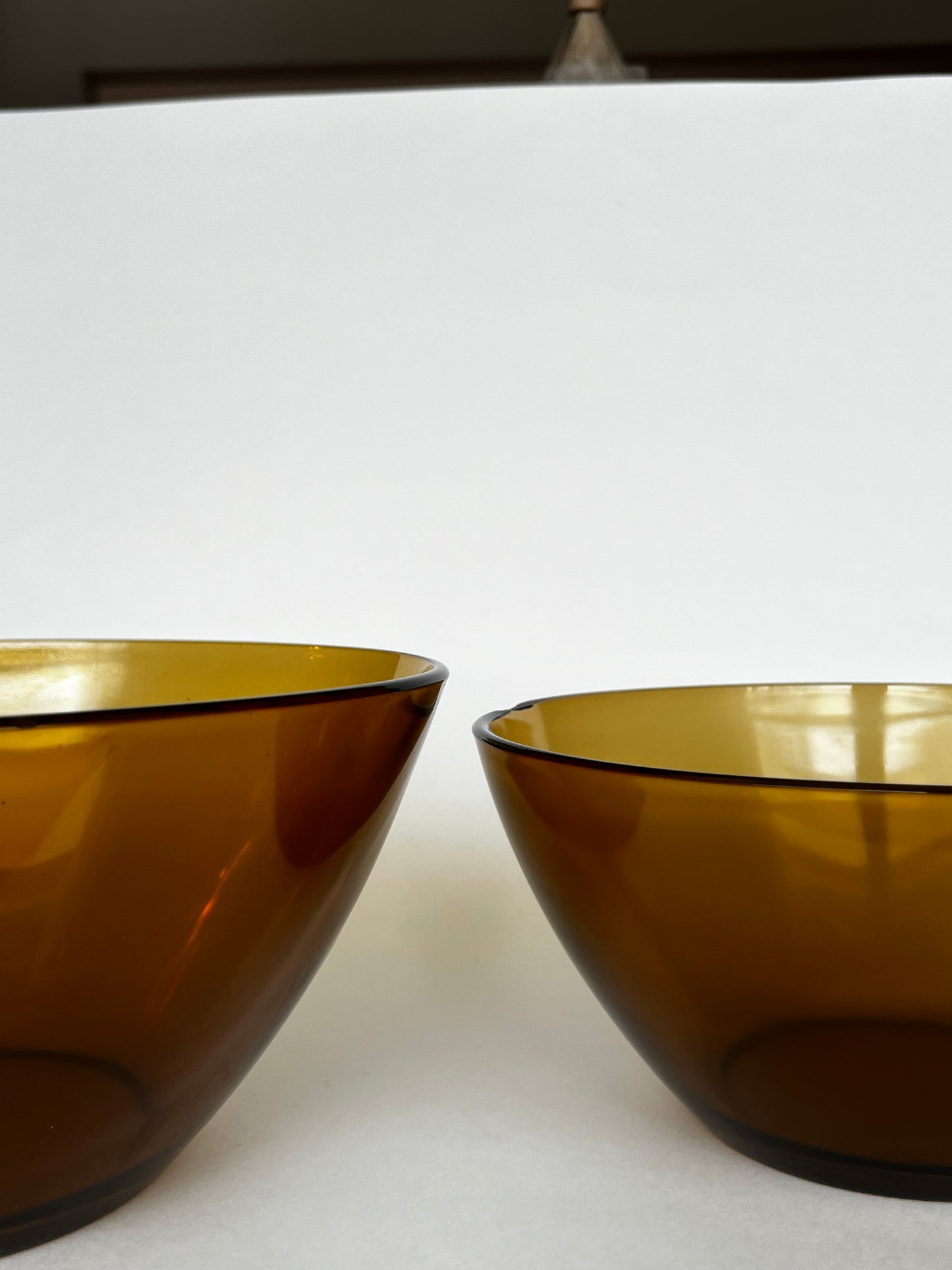 Amber Glass Nesting Bowls | Made in France by Arcopal