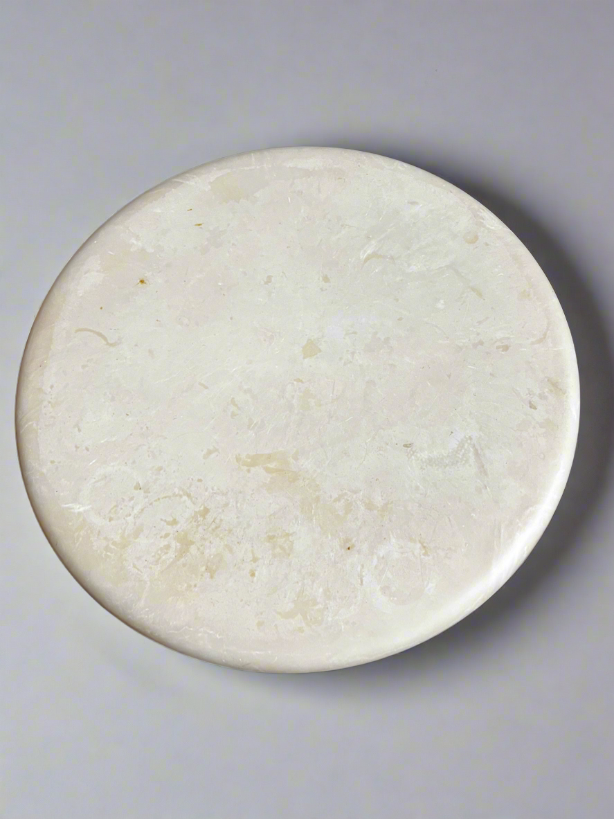 Modern Mushroom Stone + Lucite Table