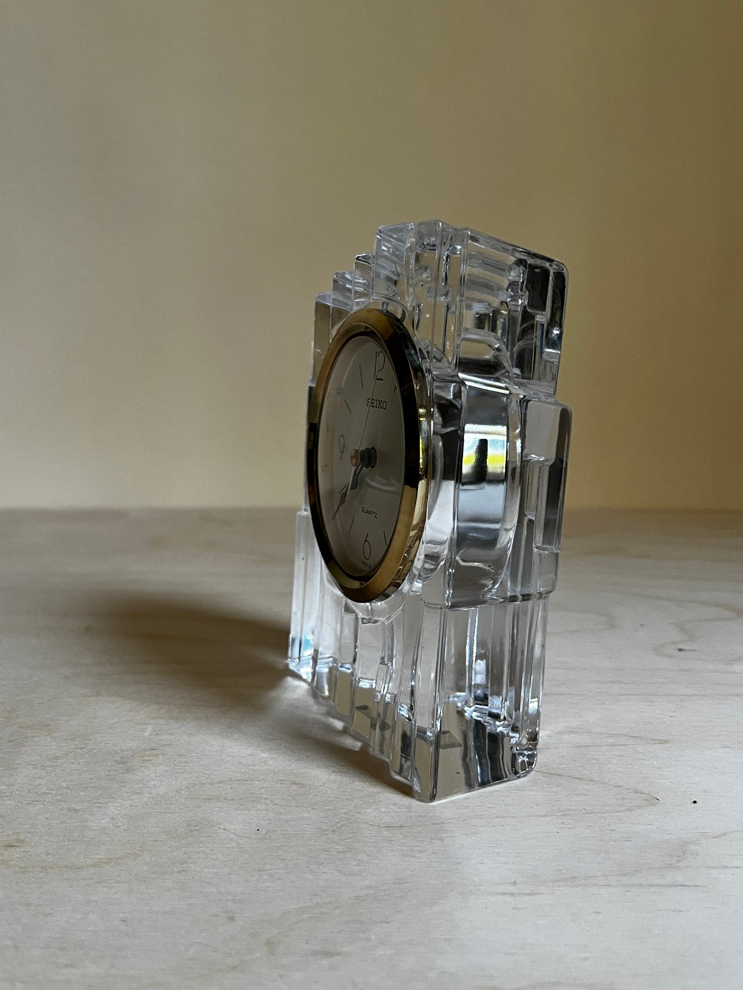 Seiko Crystal Desk Clock | Made in Japan