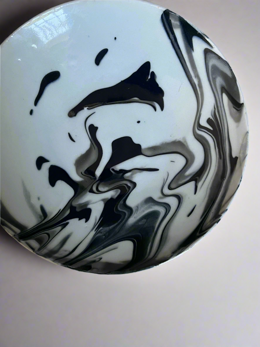 Handmade Swirl Ceramic Dish