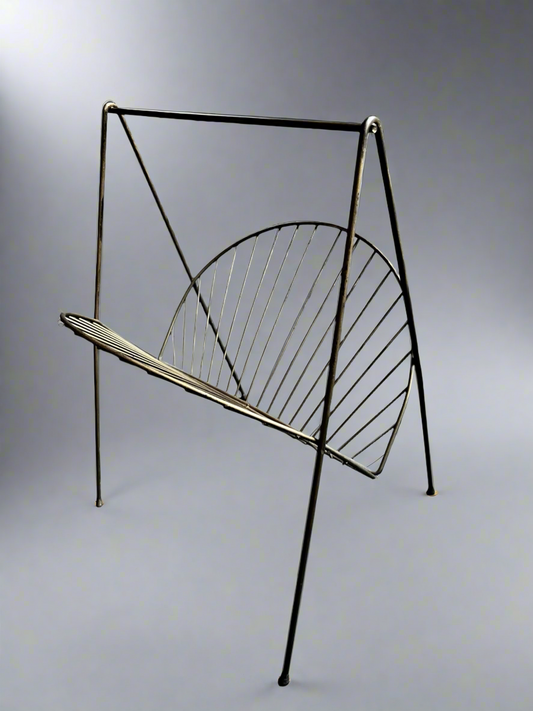 Gold Metal Magazine Rack