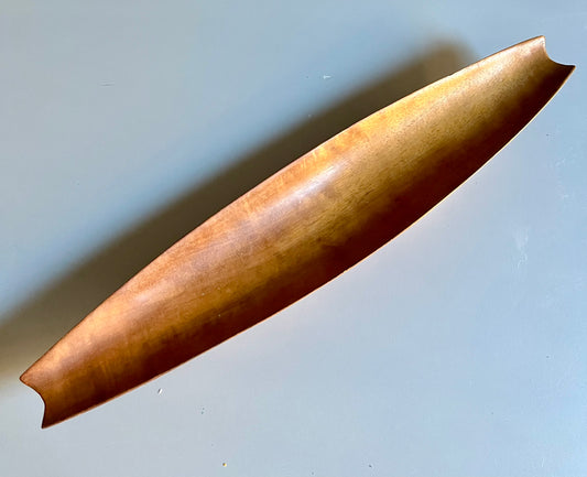 Mid Century Pantalcraft Teak Canoe Bowl