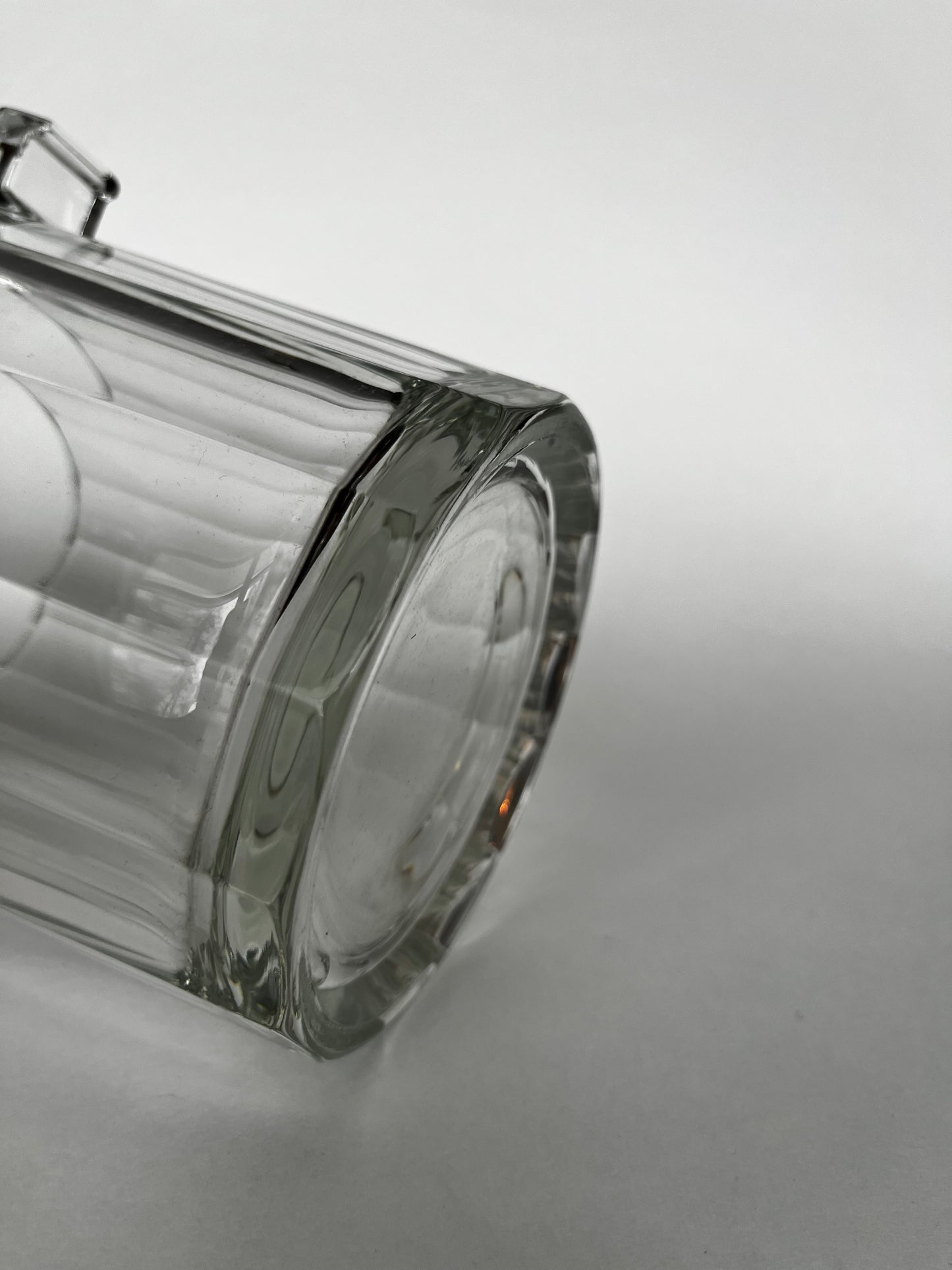 Modern Petite Glass Ice Bucket