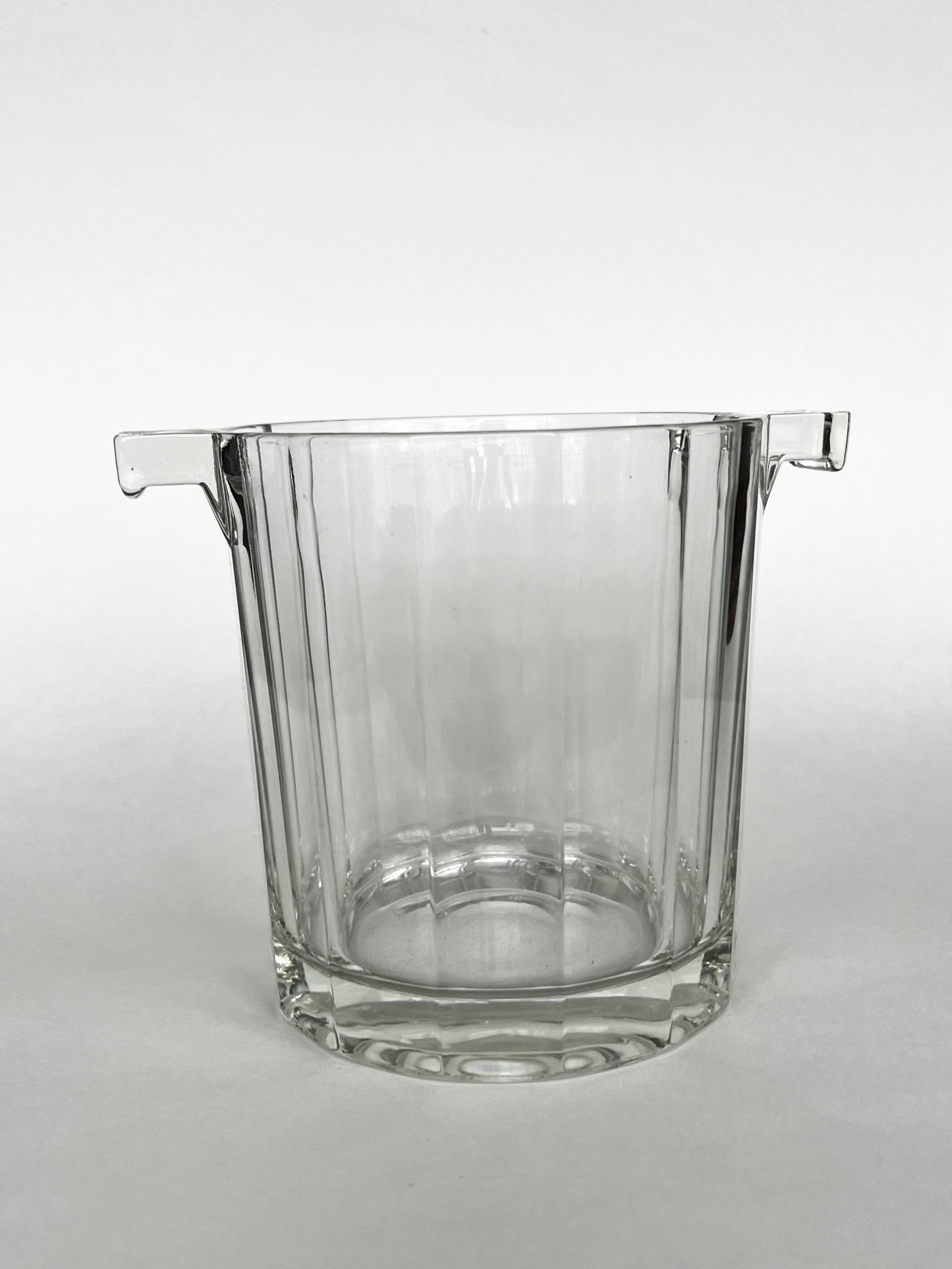 Modern Petite Glass Ice Bucket