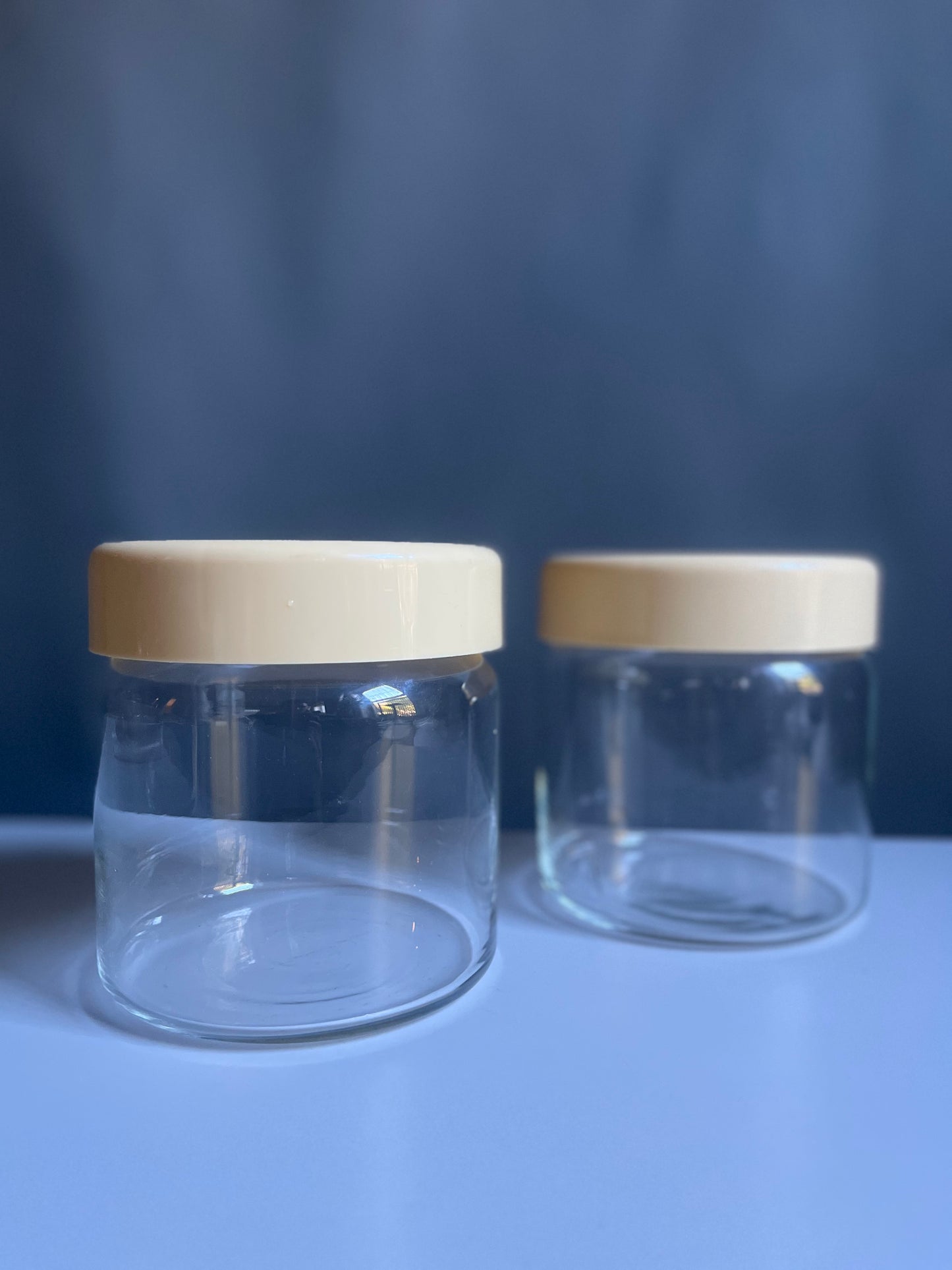 Glass Storage Jars - Heller Style | Set of 2