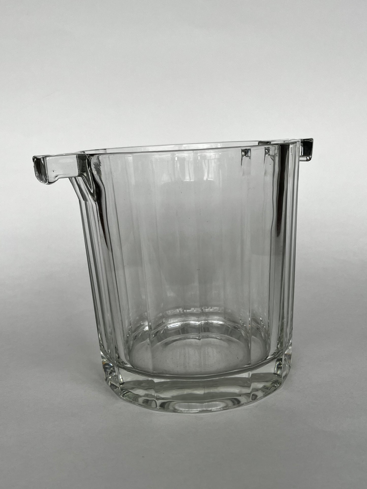 Modern Petite Glass Ice Bucket