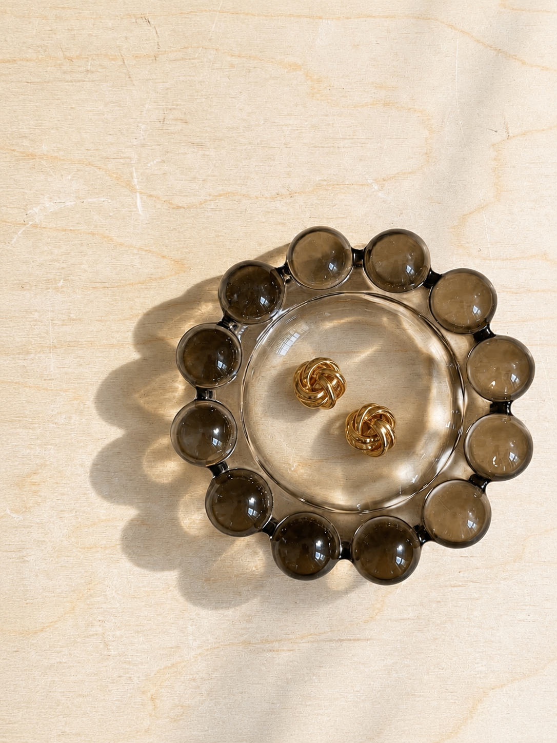 MCM Smoky Glass Boopie Catchall Dish