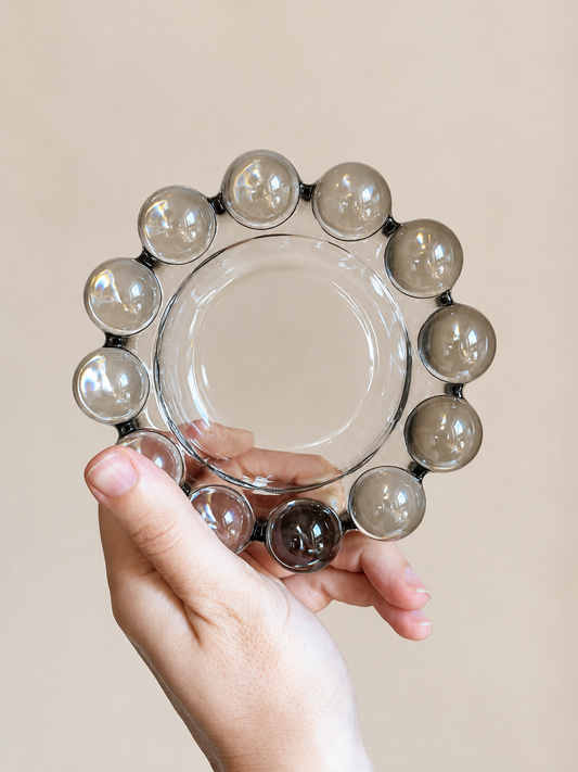 MCM Smoky Glass Boopie Catchall Dish