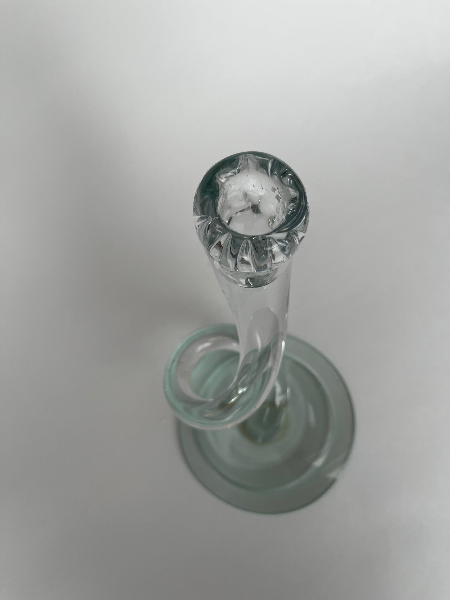Glass Art Squiggle Taper Holder