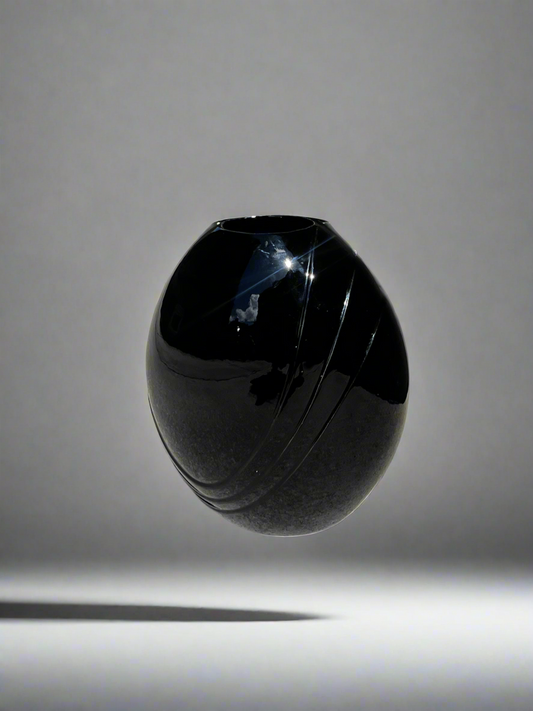 Haeger Black Deco Vase