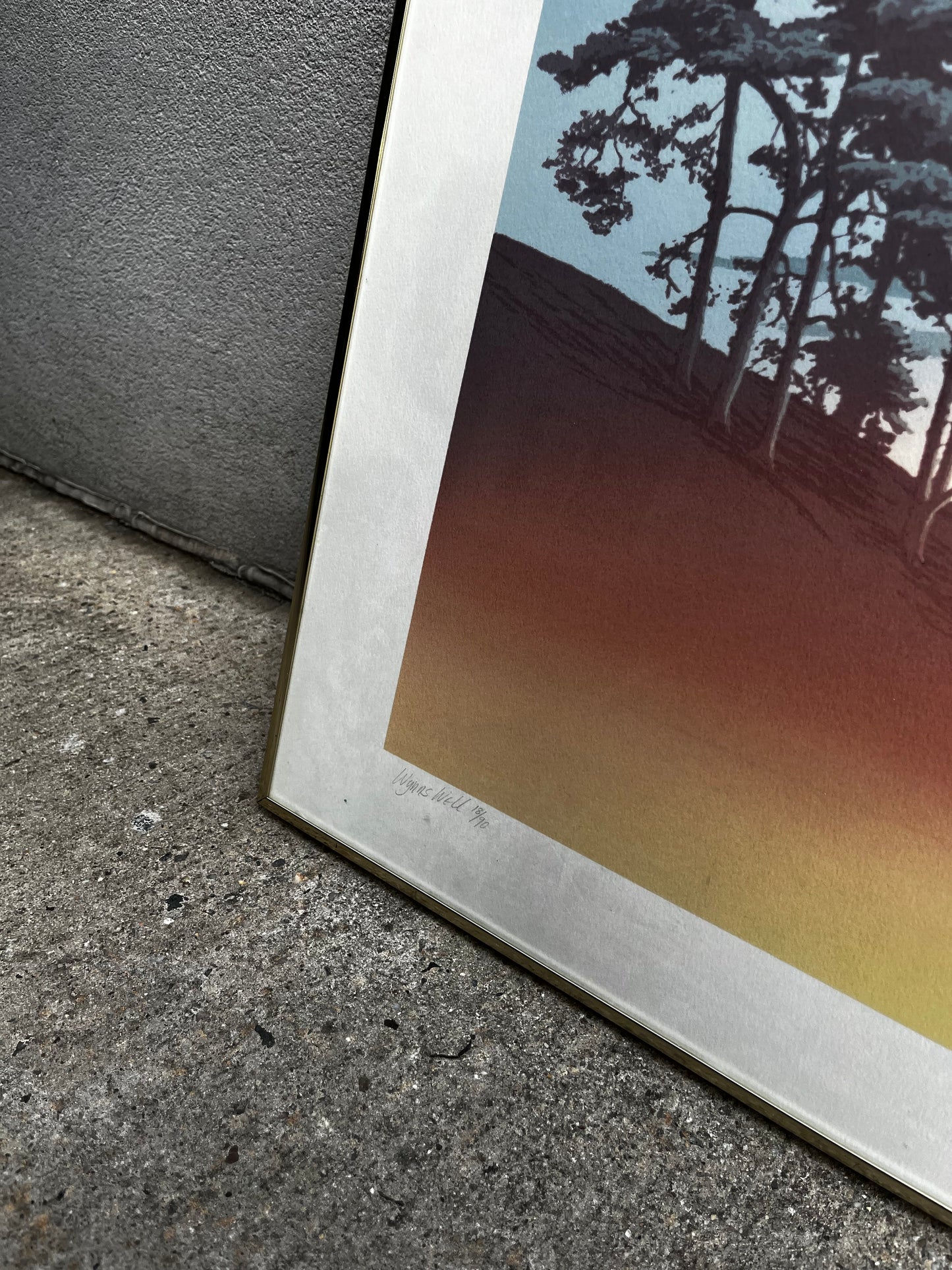 Roy Smallman Lithograph | Signed, marked and framed