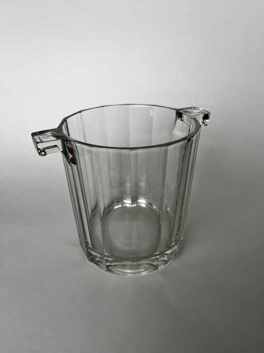 Modern Petite Glass Ice Bucket