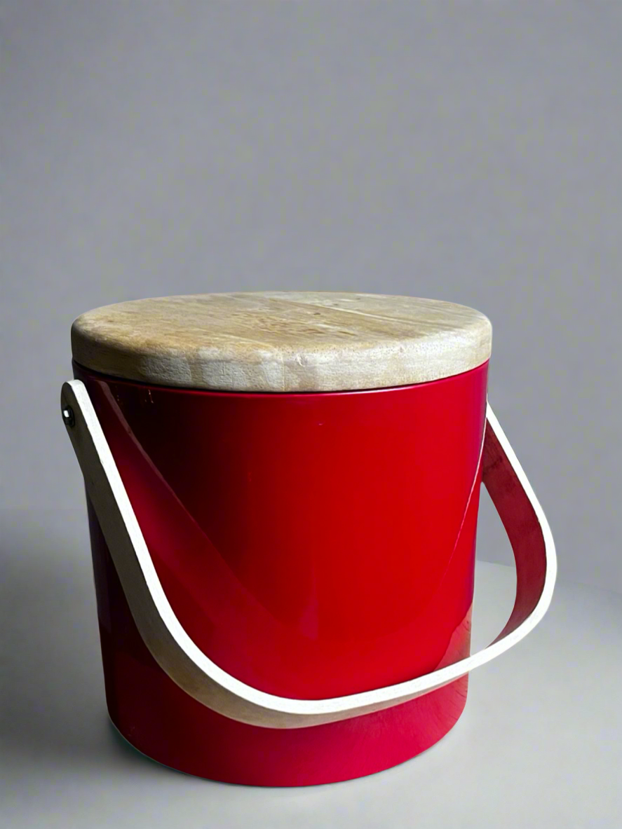 Georges Briard Vinyl Ice Bucket