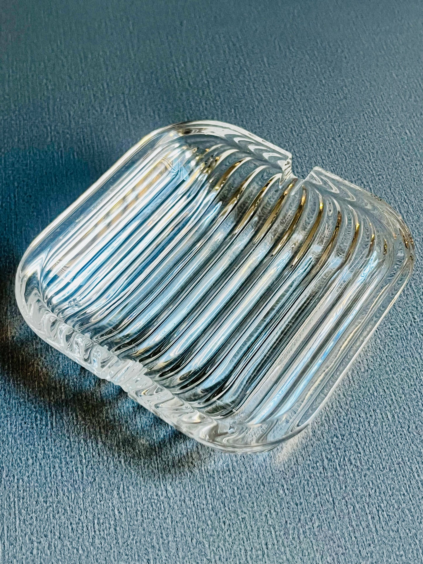 Quattro Glass Ashtray | 1960s Villeroy & Boch
