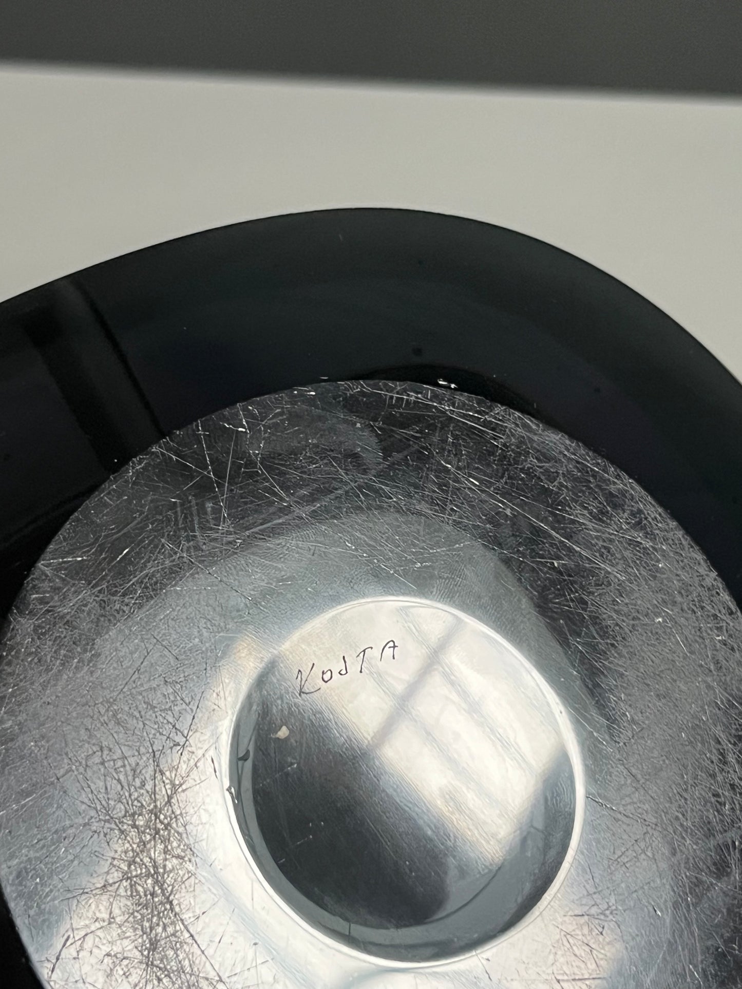 Kosta Boda Glass Ashtray
