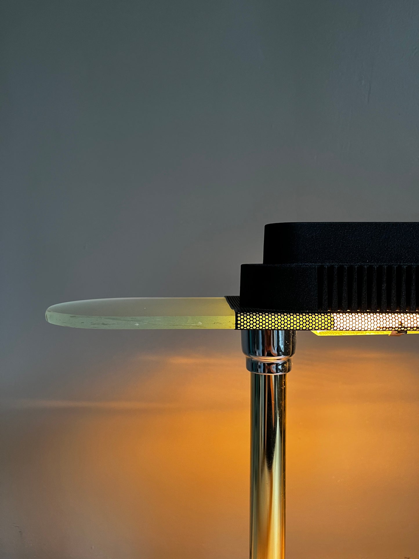 1990s Modern Banker’s Lamp