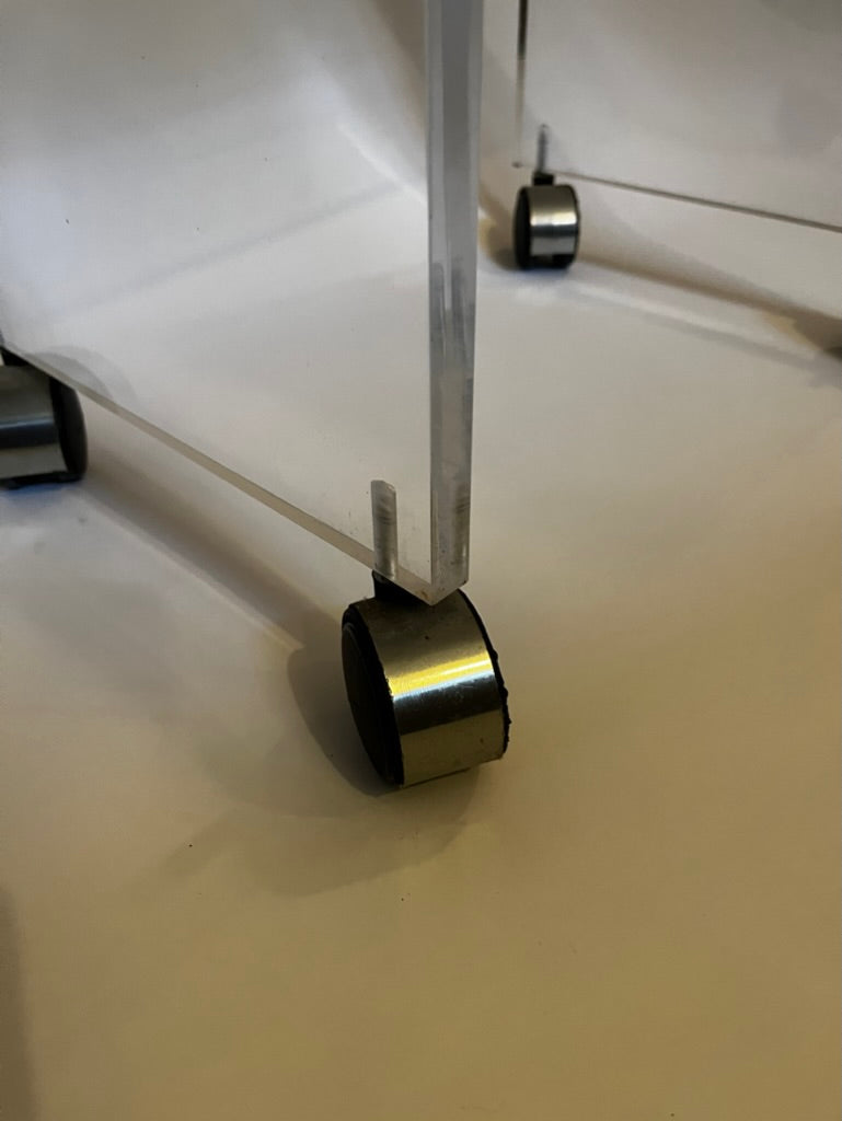 Mid Century Modern Lucite Vanity Stool