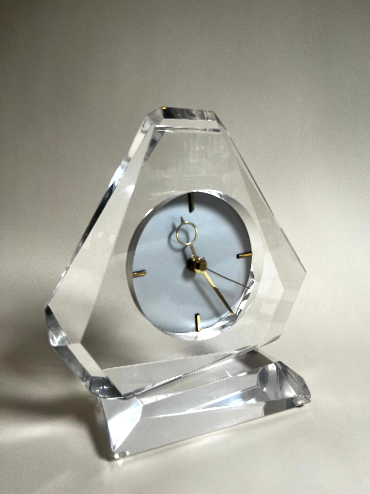 MCM Lucite Mantel Clock