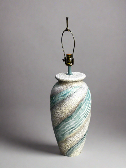 Massive 1980s Ceramic Lamp