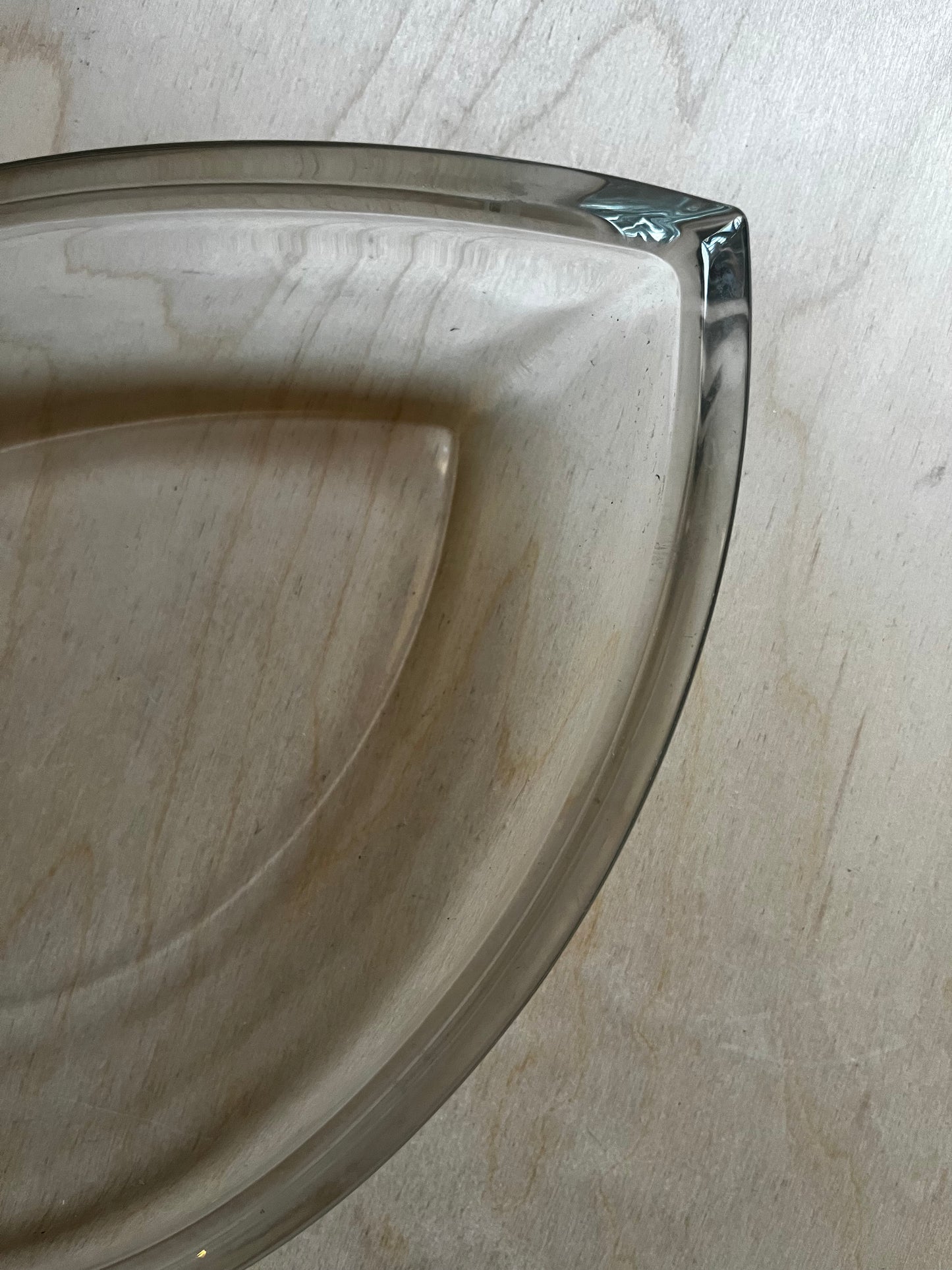 Crystal Glass Catchall Dish | Eye Shaped Trinket Tray