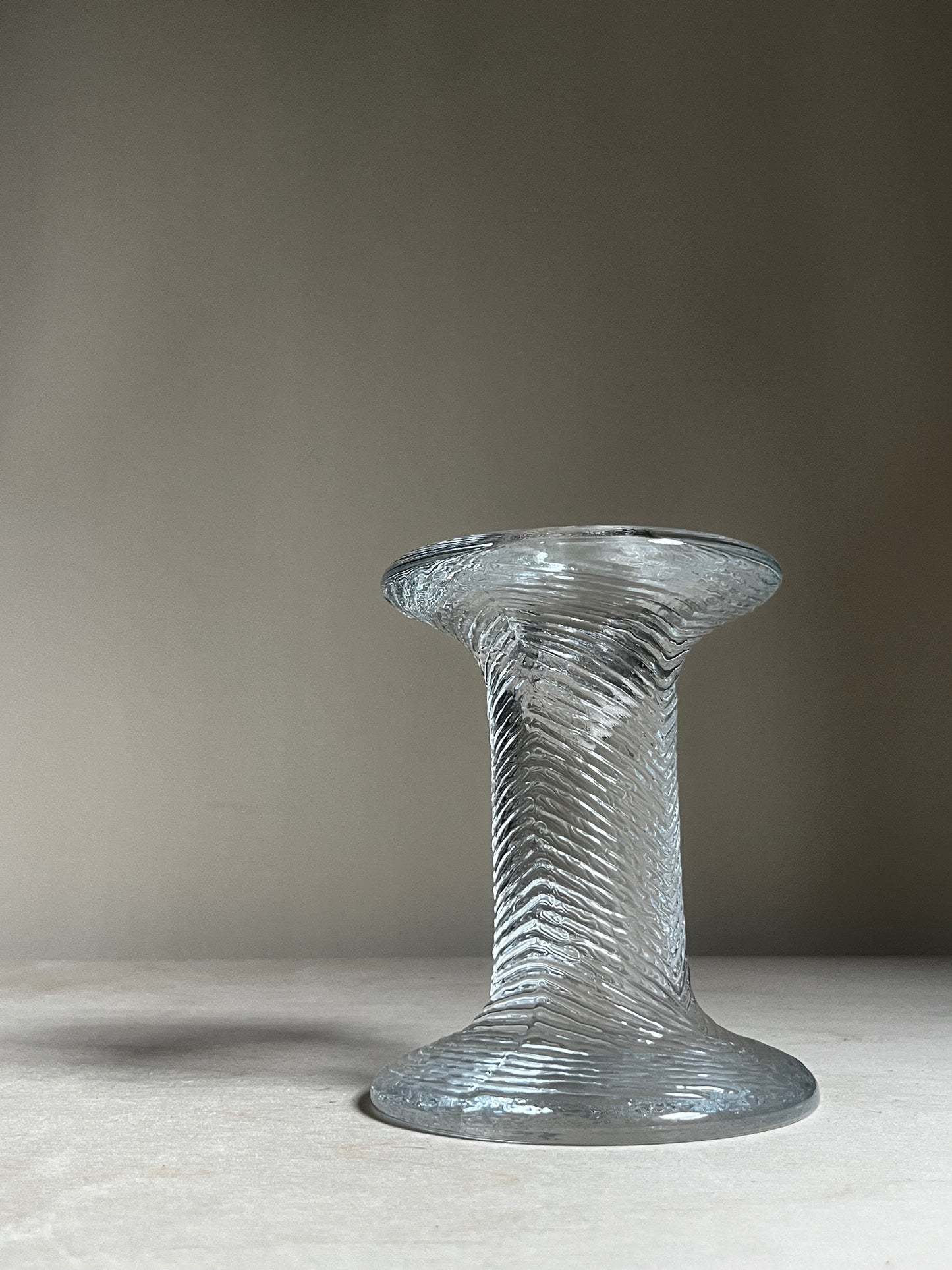 1970s Kosta Boda ‘Roma’ Crystal Taper Holder