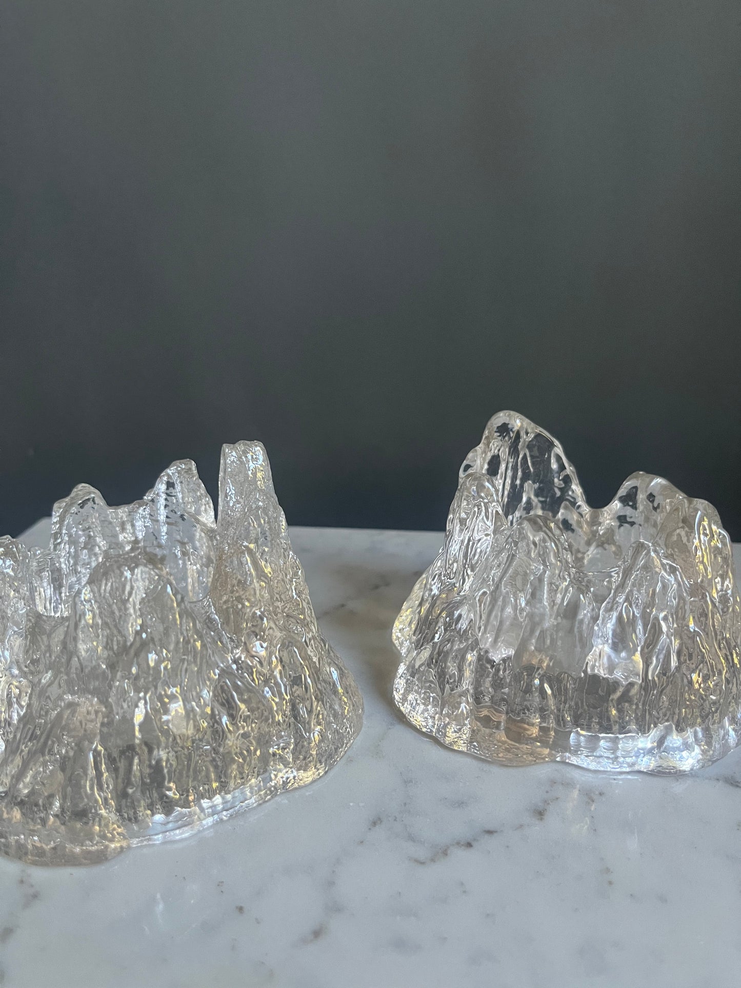 1970s Brutalist Candle Holders – Pair
