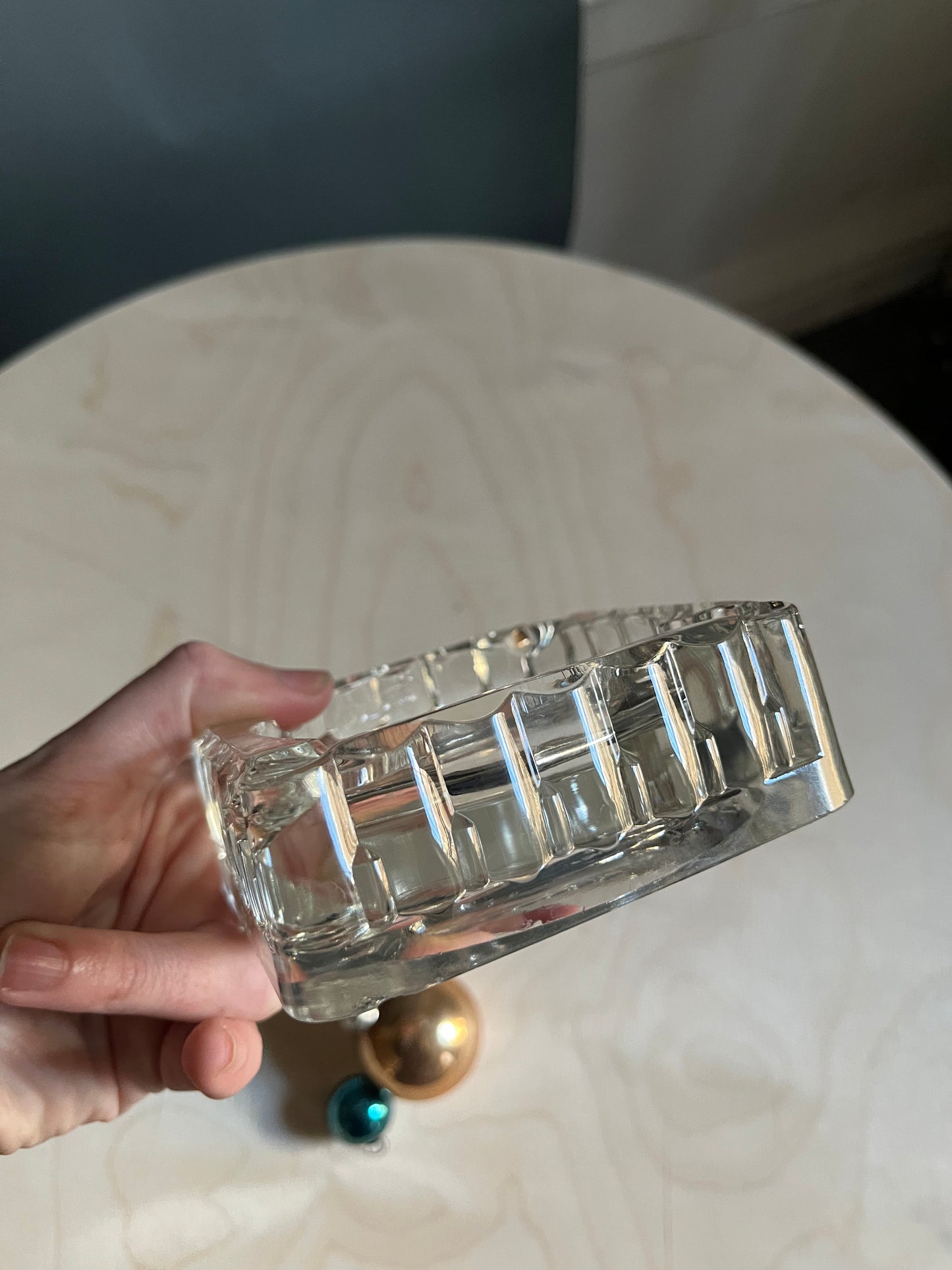 Chunky Bubble Glass Ashtay