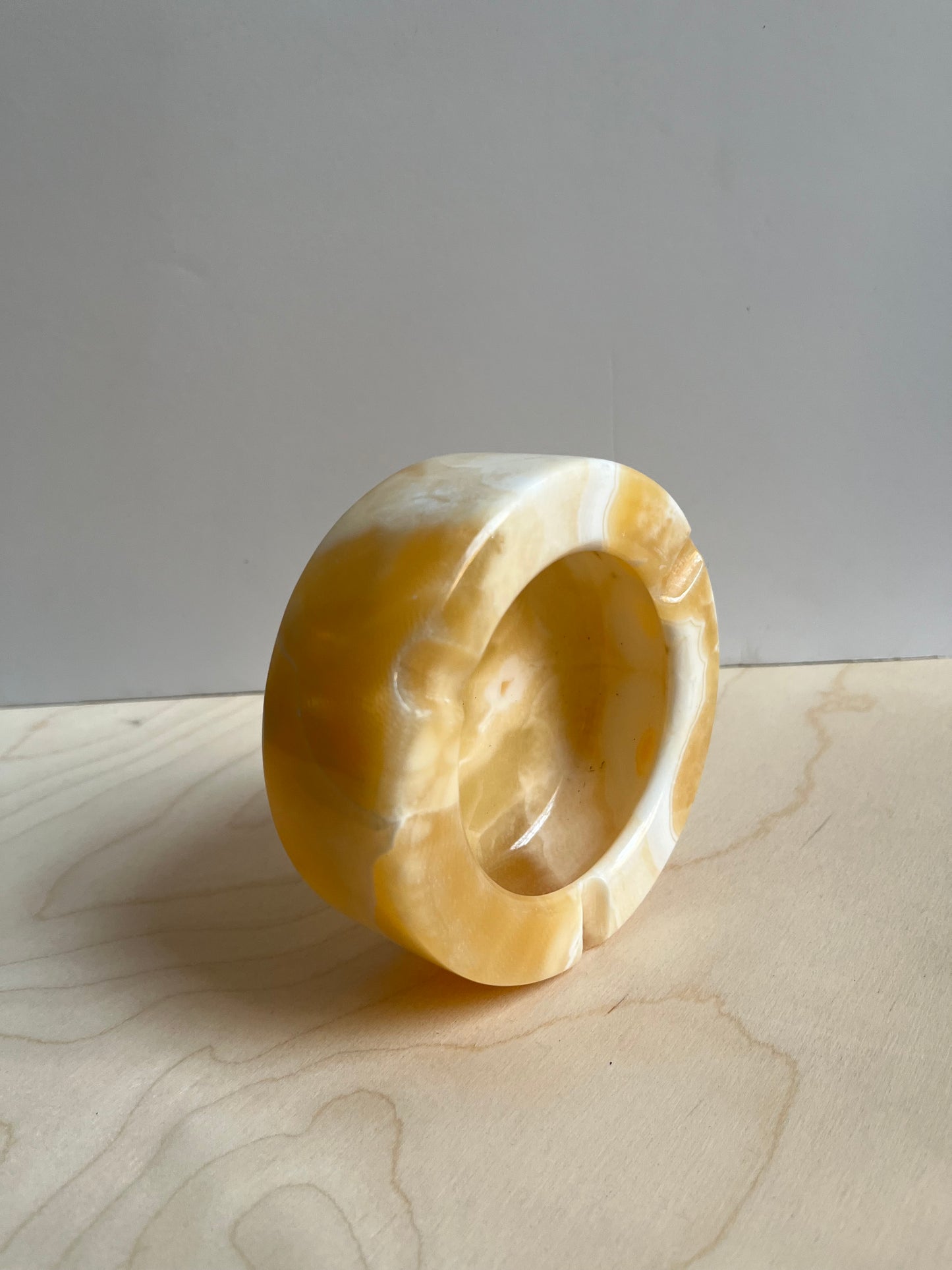 Honey Onyx Ashtray | Stone Catchall