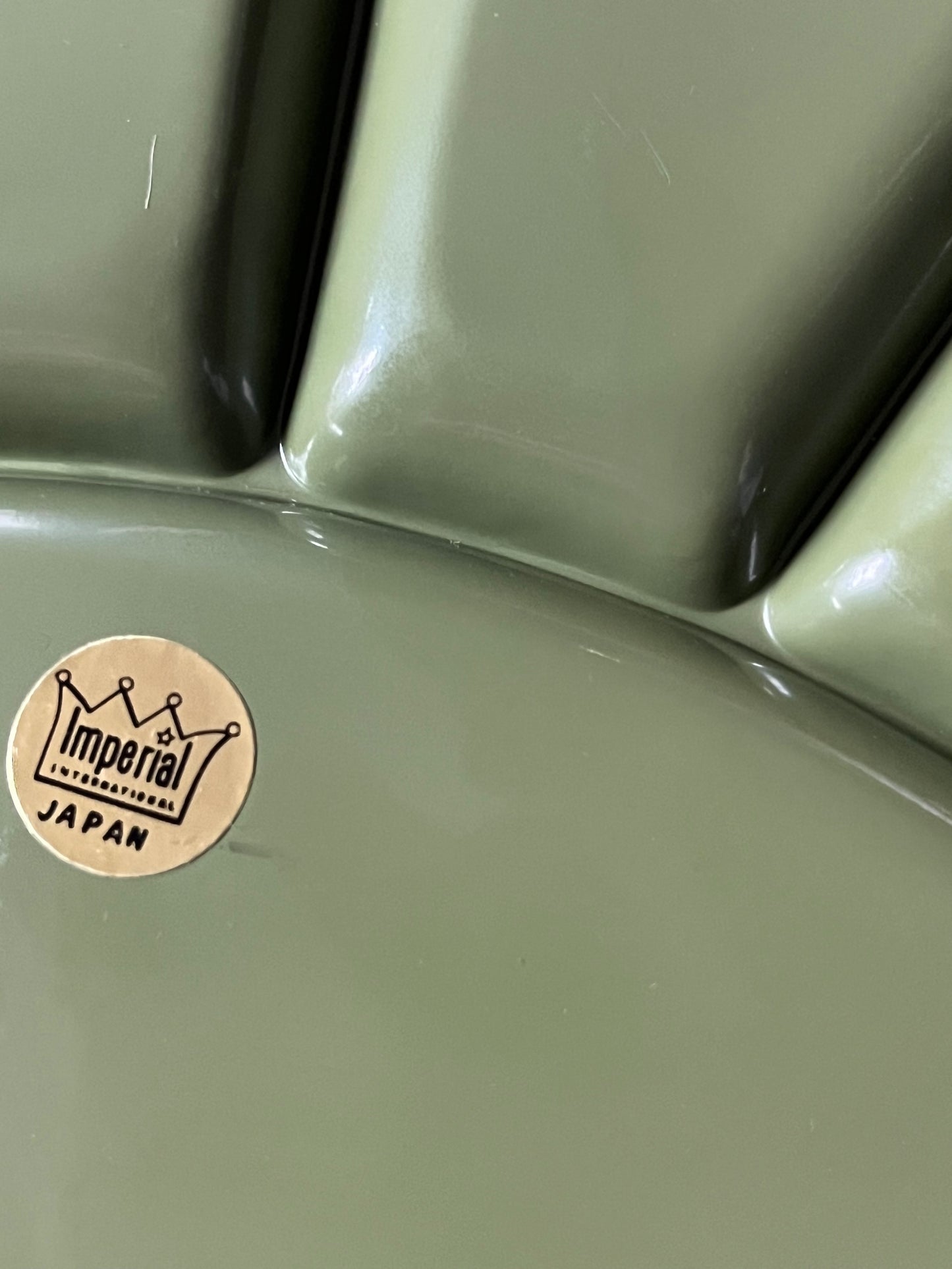 1970s Melamine Plates | Set of 2 | Imperial International, made in Japan