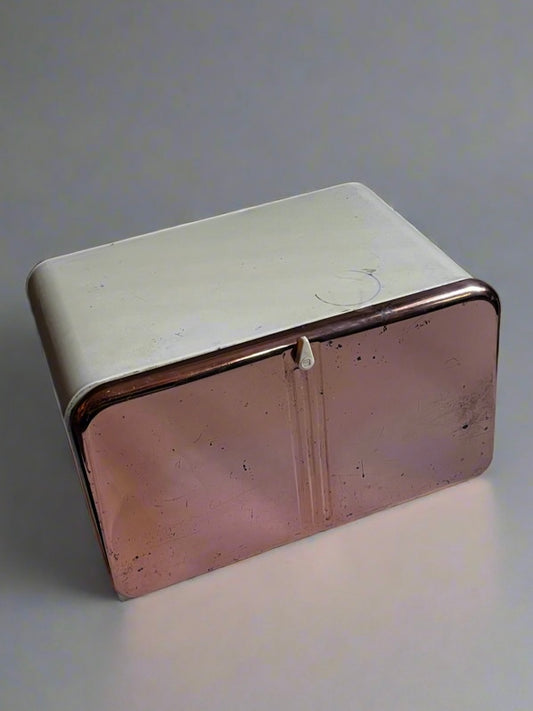 Lincoln Ware Copper & Enamel Bread Box | ‘Beauty Box’ storage