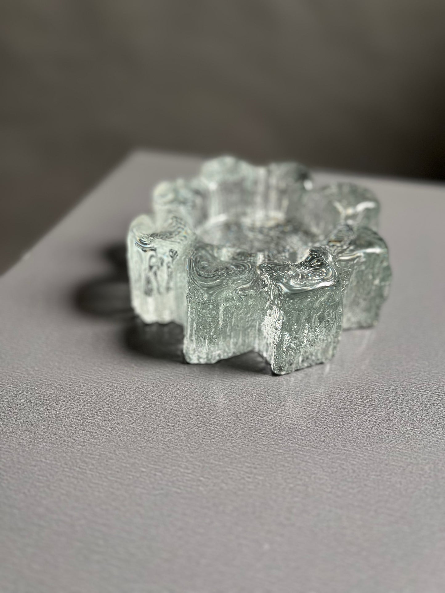 1970s Iittala Aslak Glass Ashtray