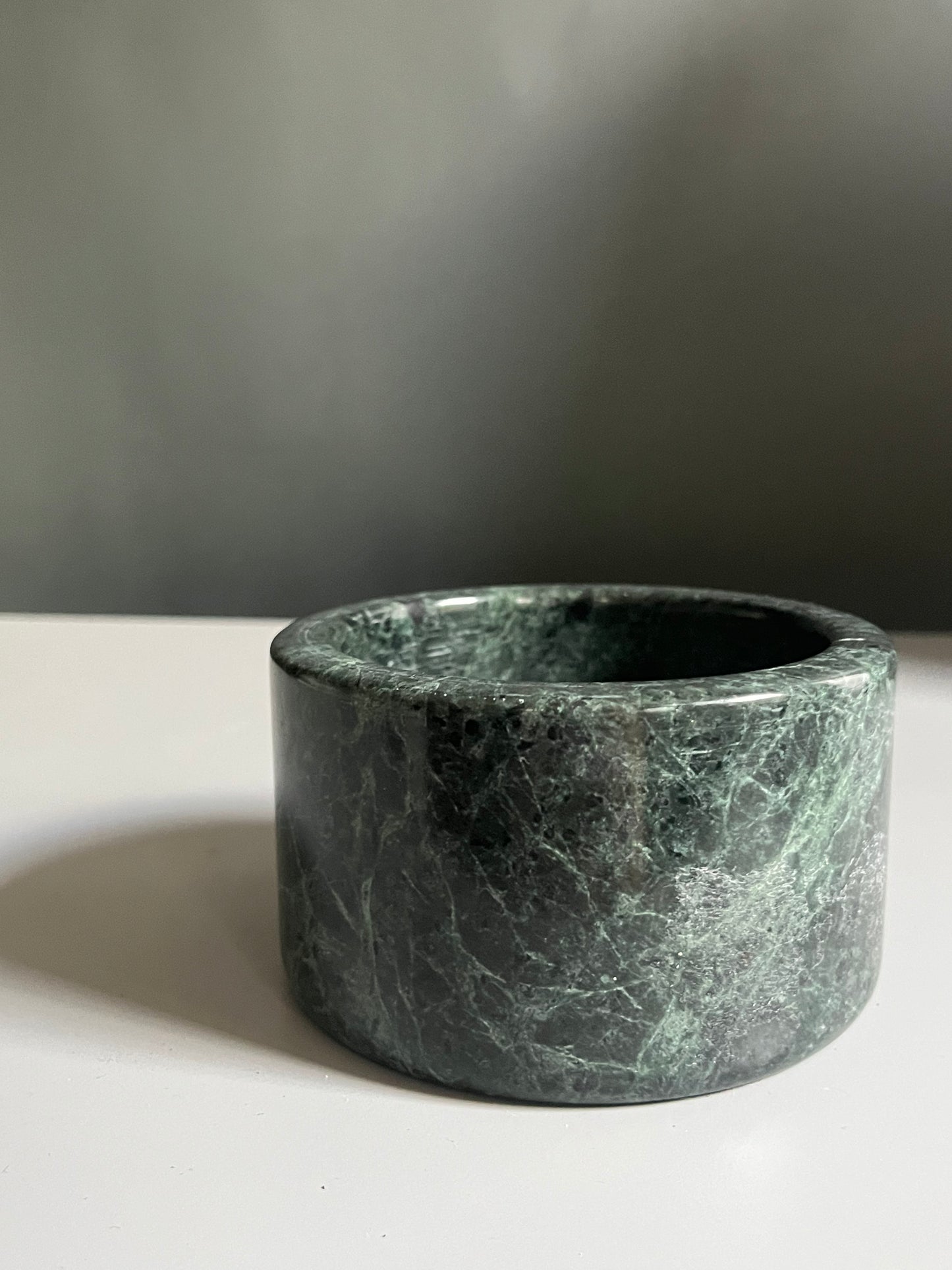 Green Marble Vessel/Bowl