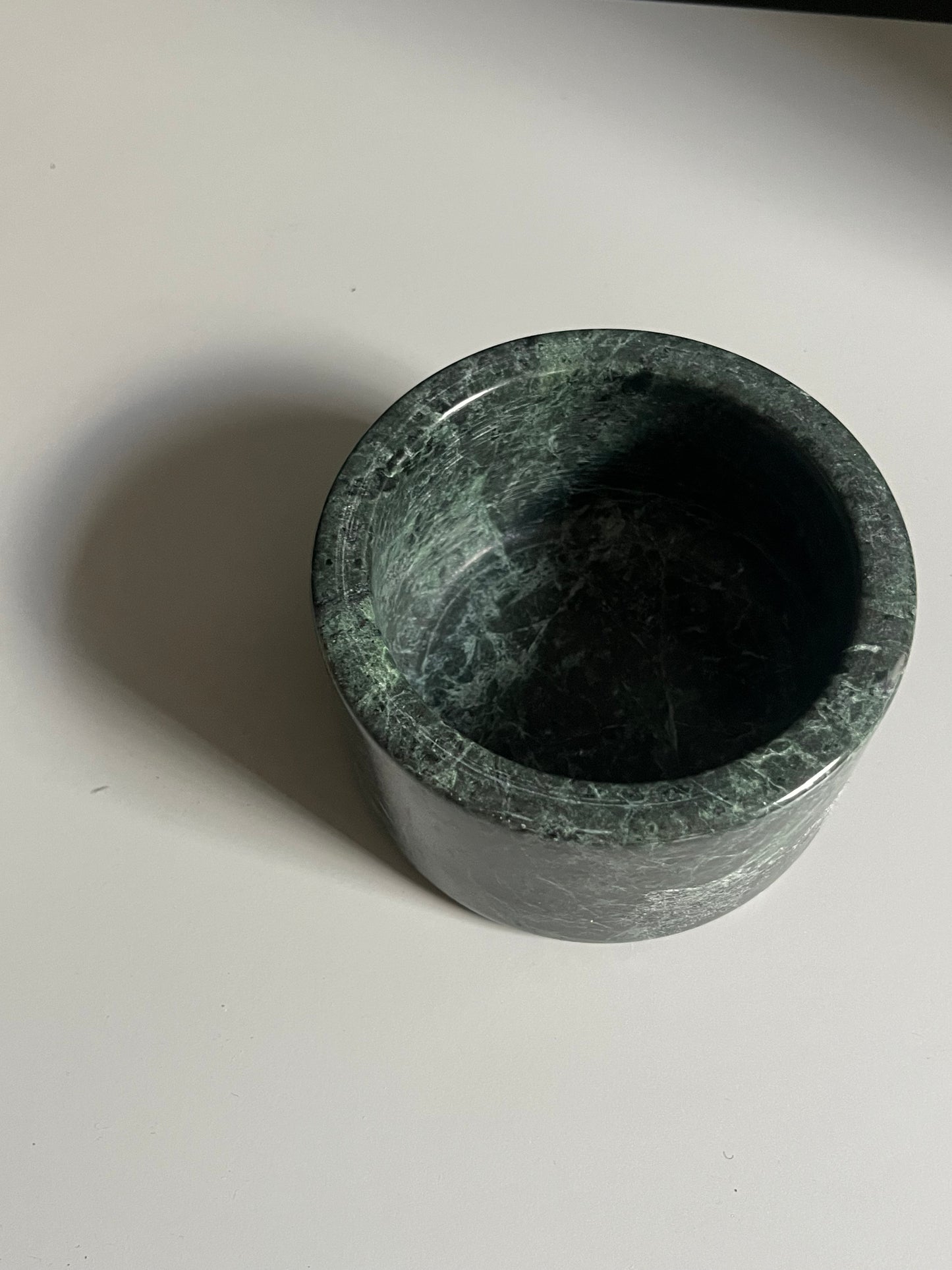 Green Marble Vessel/Bowl