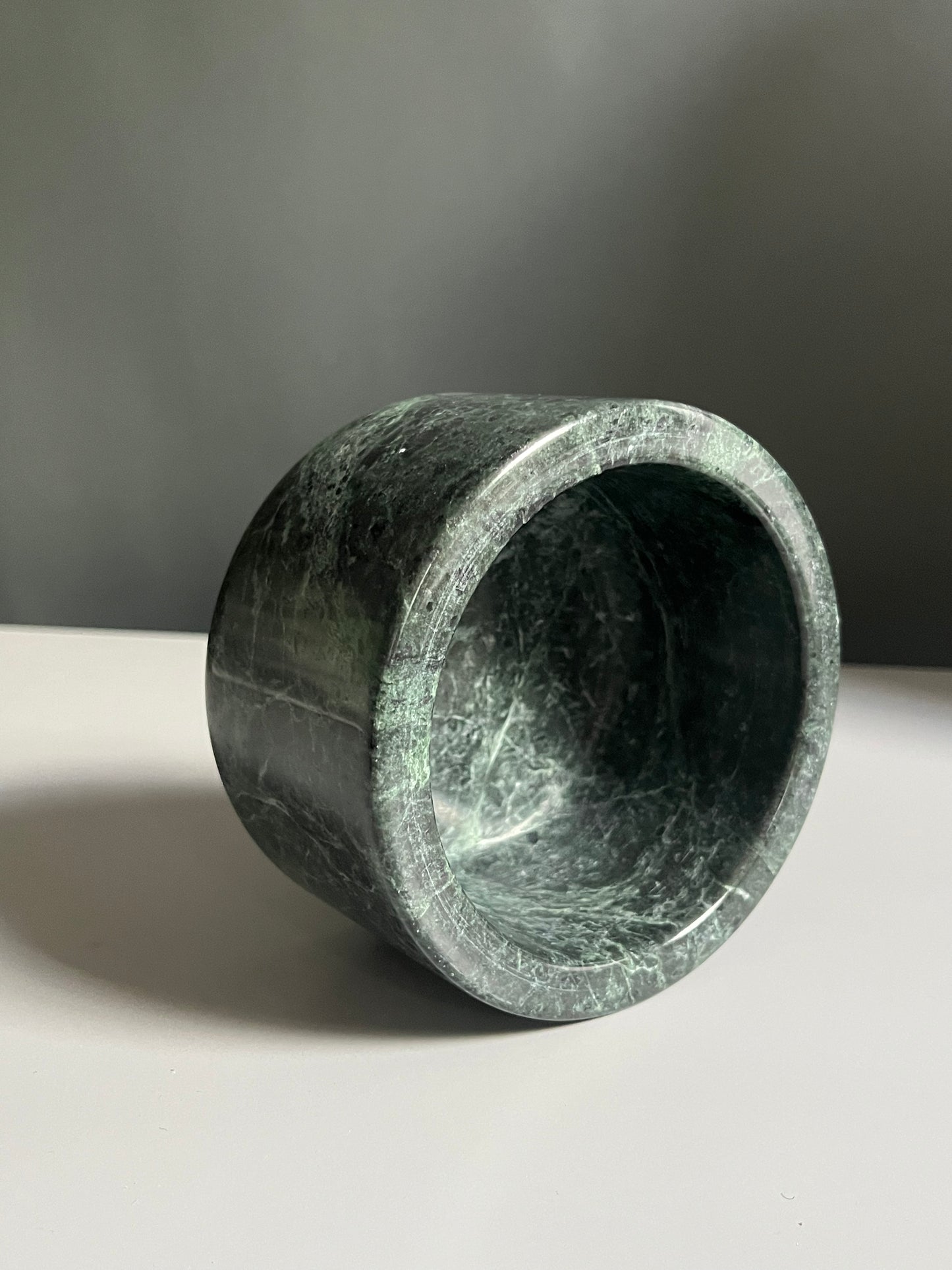 Green Marble Vessel/Bowl