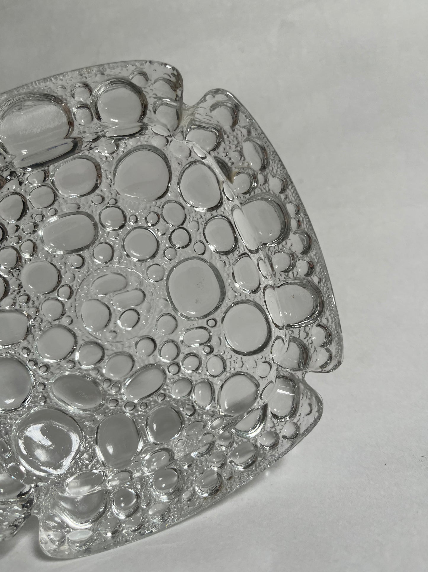 Libbey Bubble Glass Ashtray