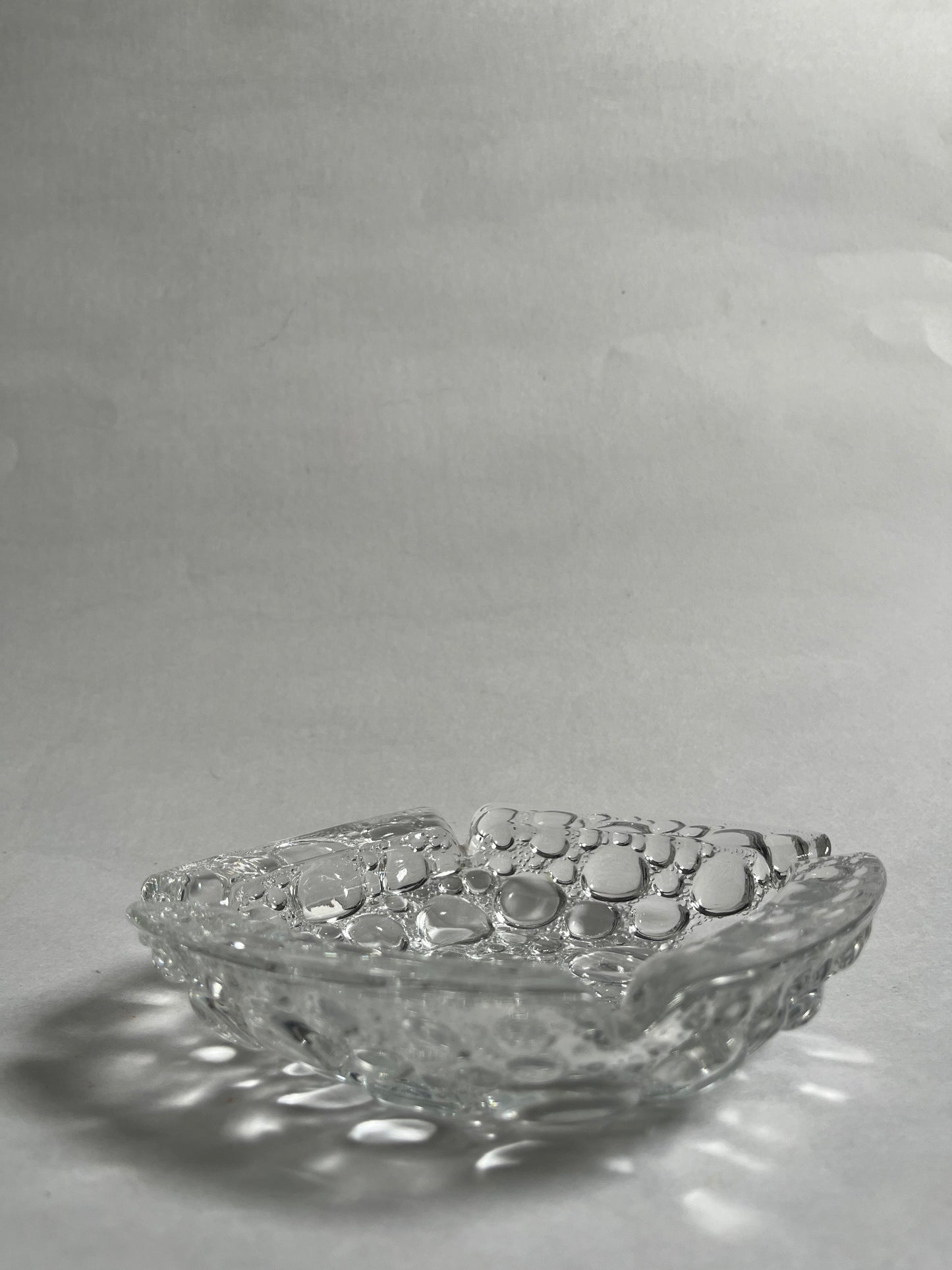 Libbey Bubble Glass Ashtray