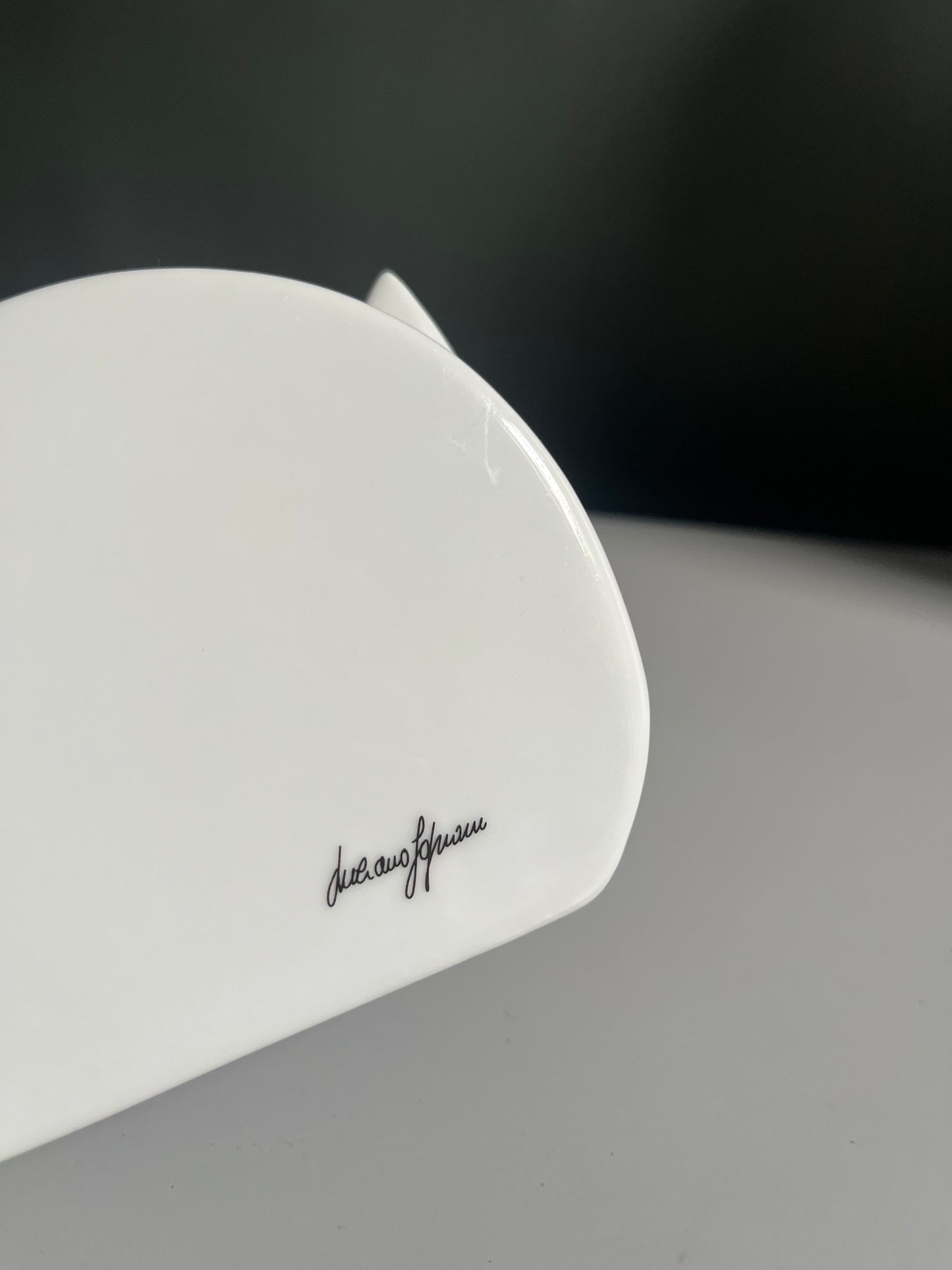 Italian Porcelain Wave Napkin/Letter Holder
